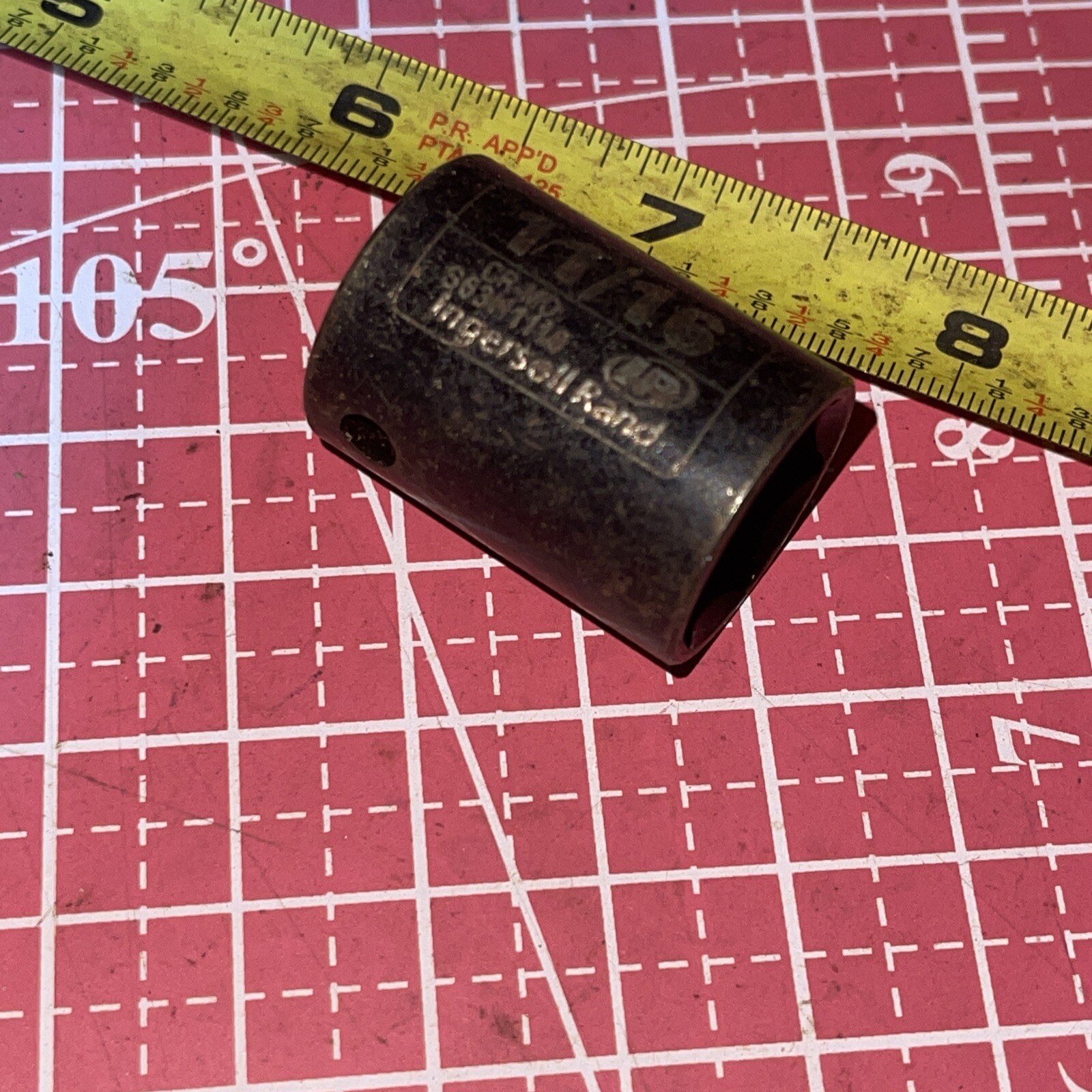 Ingersoll Rand S63M1116 11/16 In SAE 3/8 Drive 6 Point Socket