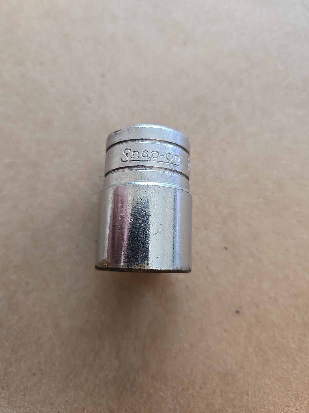 Snap On 1/2″ Drive 3/4″ 6PT Shallow Chrome Socket Worn TW-241