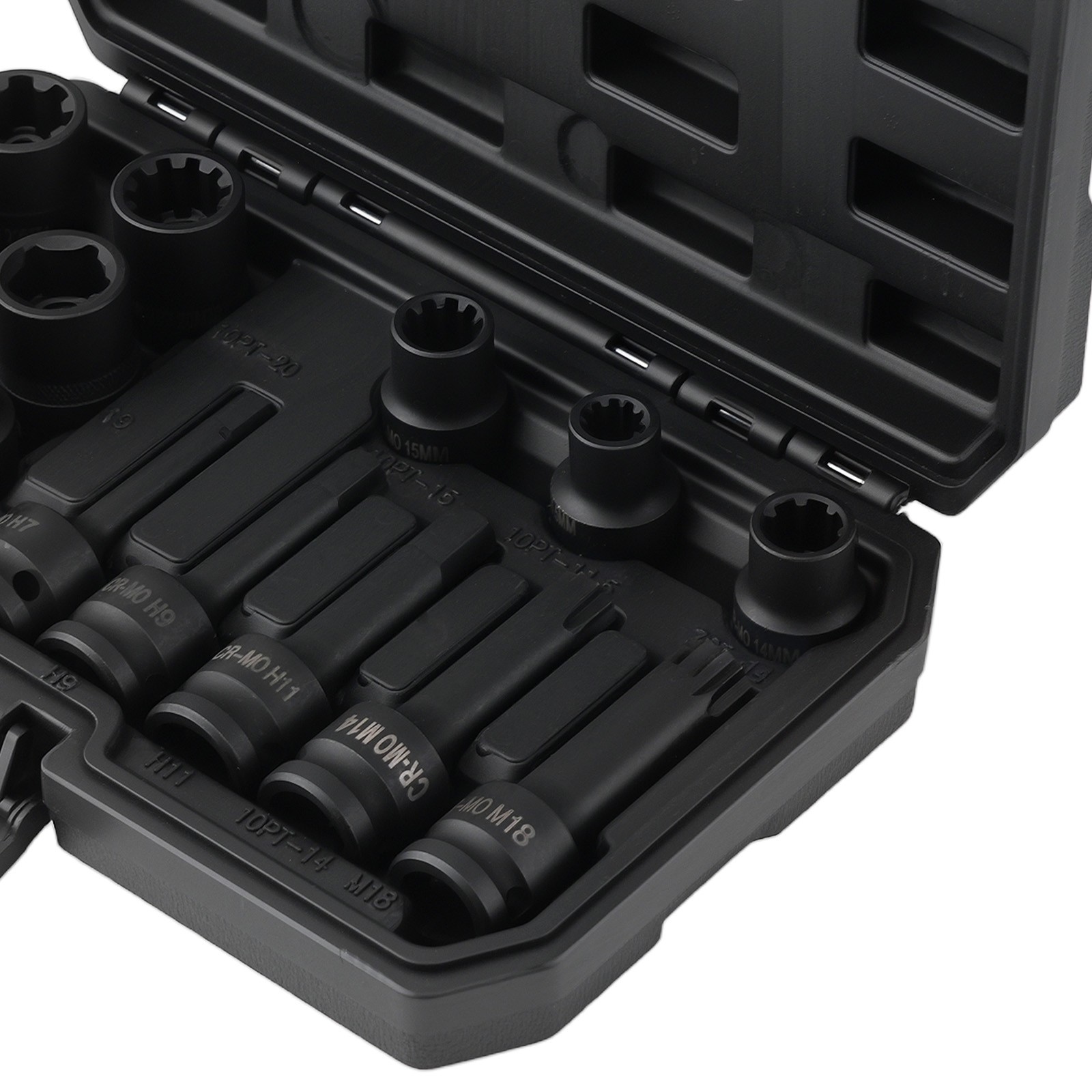 16PCS Impact Brake Caliper Special Socket 1/2inch Square Drive Car Repair Tool