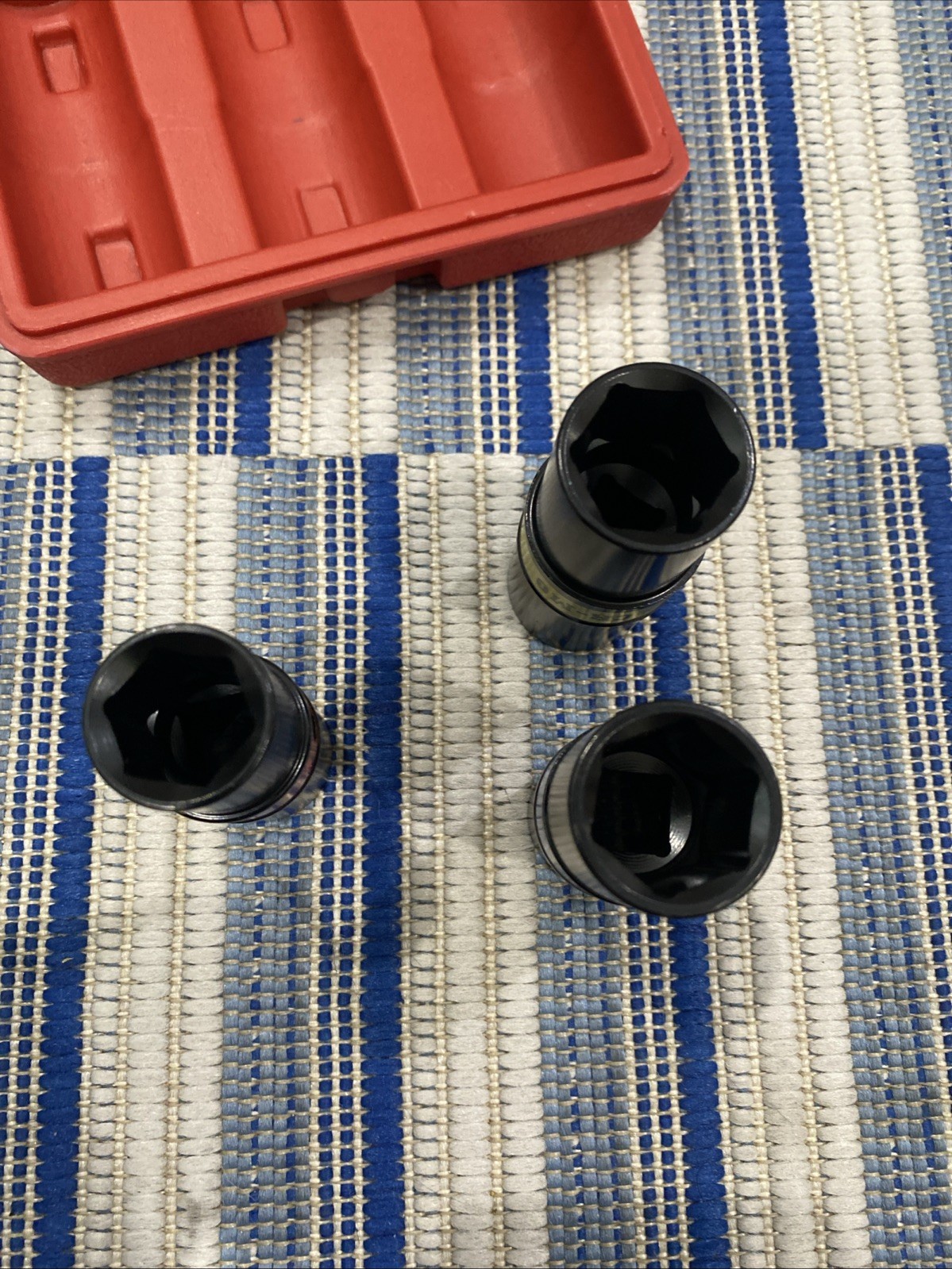 4PC 1/2″ DR FLIP LUG NUT IMPACT SOCKET SET METRIC/SAE MAG WHEEL Thin Wall TAIWAN