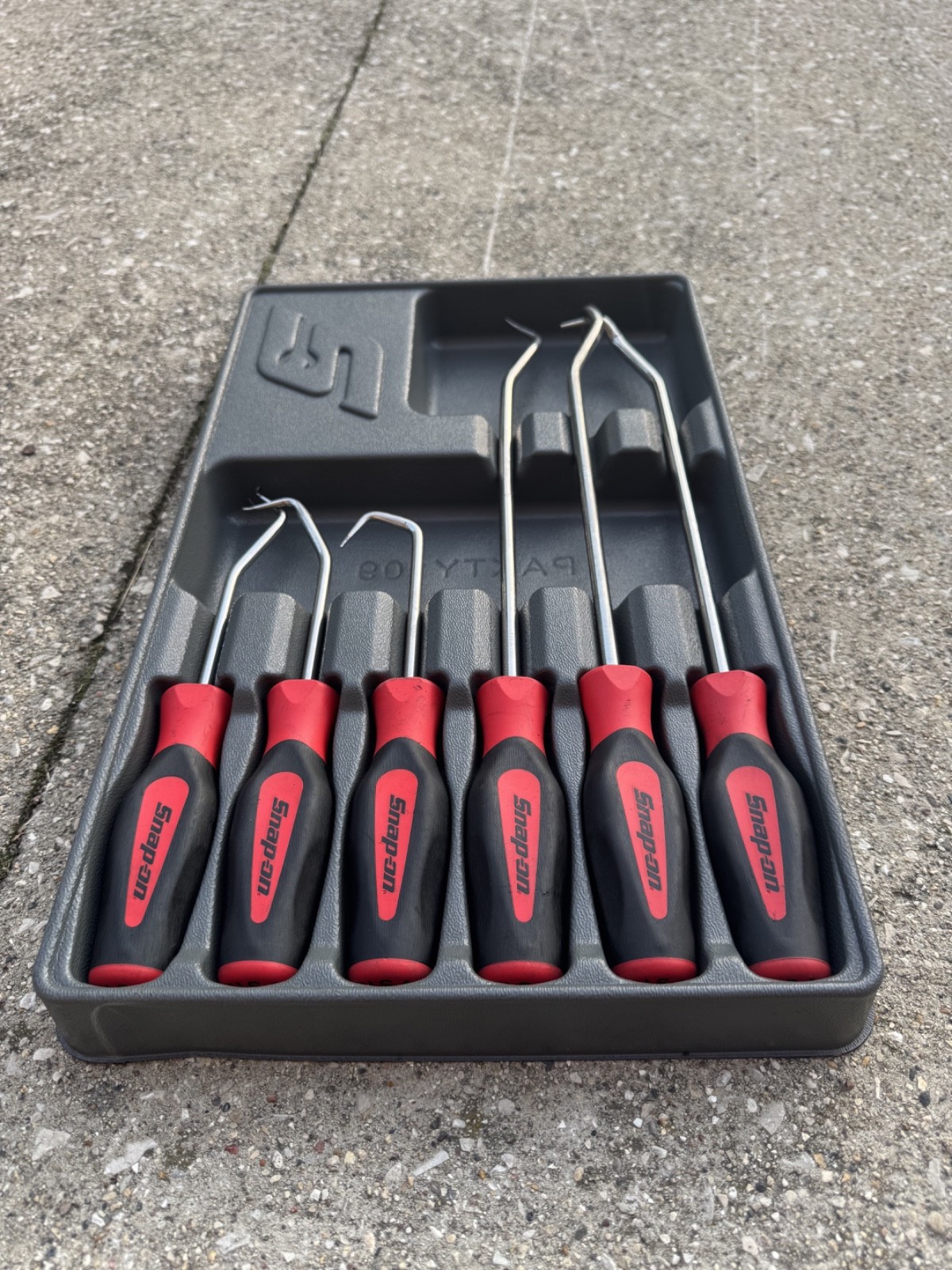 Snap-On RED 6 Pc Soft Grip Radiator Hose Pick Set SGRHT6BR
