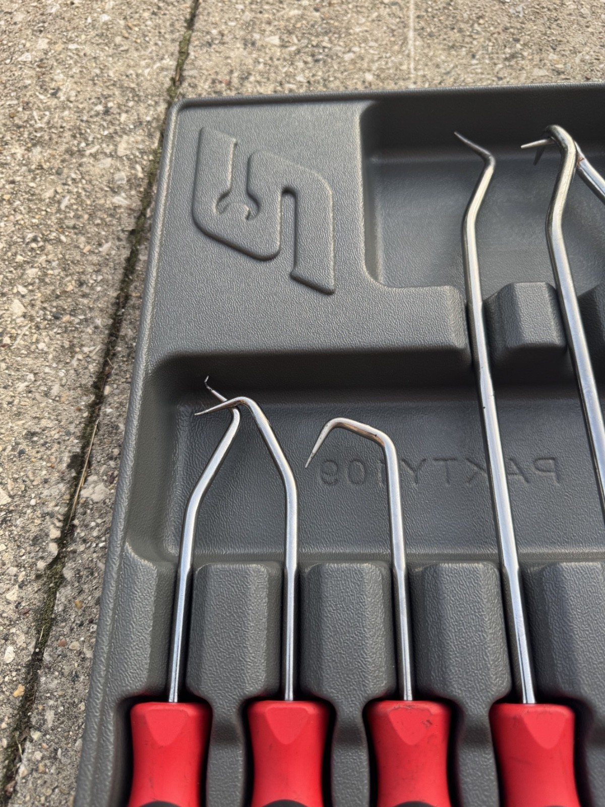 Snap-On RED 6 Pc Soft Grip Radiator Hose Pick Set SGRHT6BR