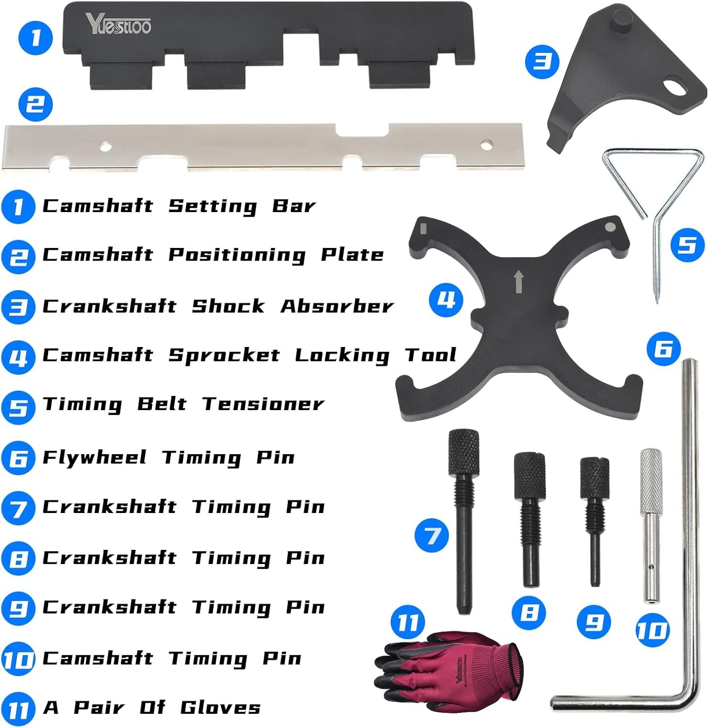 1.5 1.6 Timing Tool Kit Compatible with Ford Fiesta Fusion Escape NEW VERSION