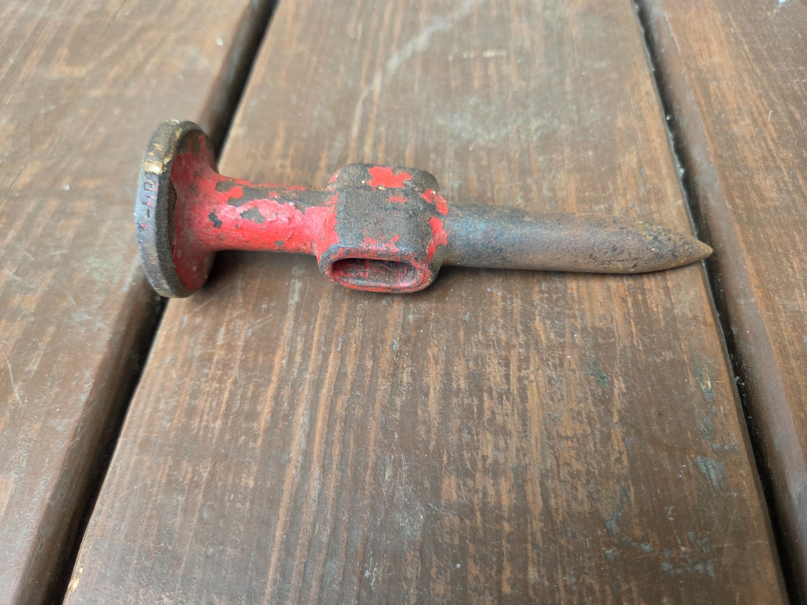 Vintage Auto Body Hammer Head Metal Tool