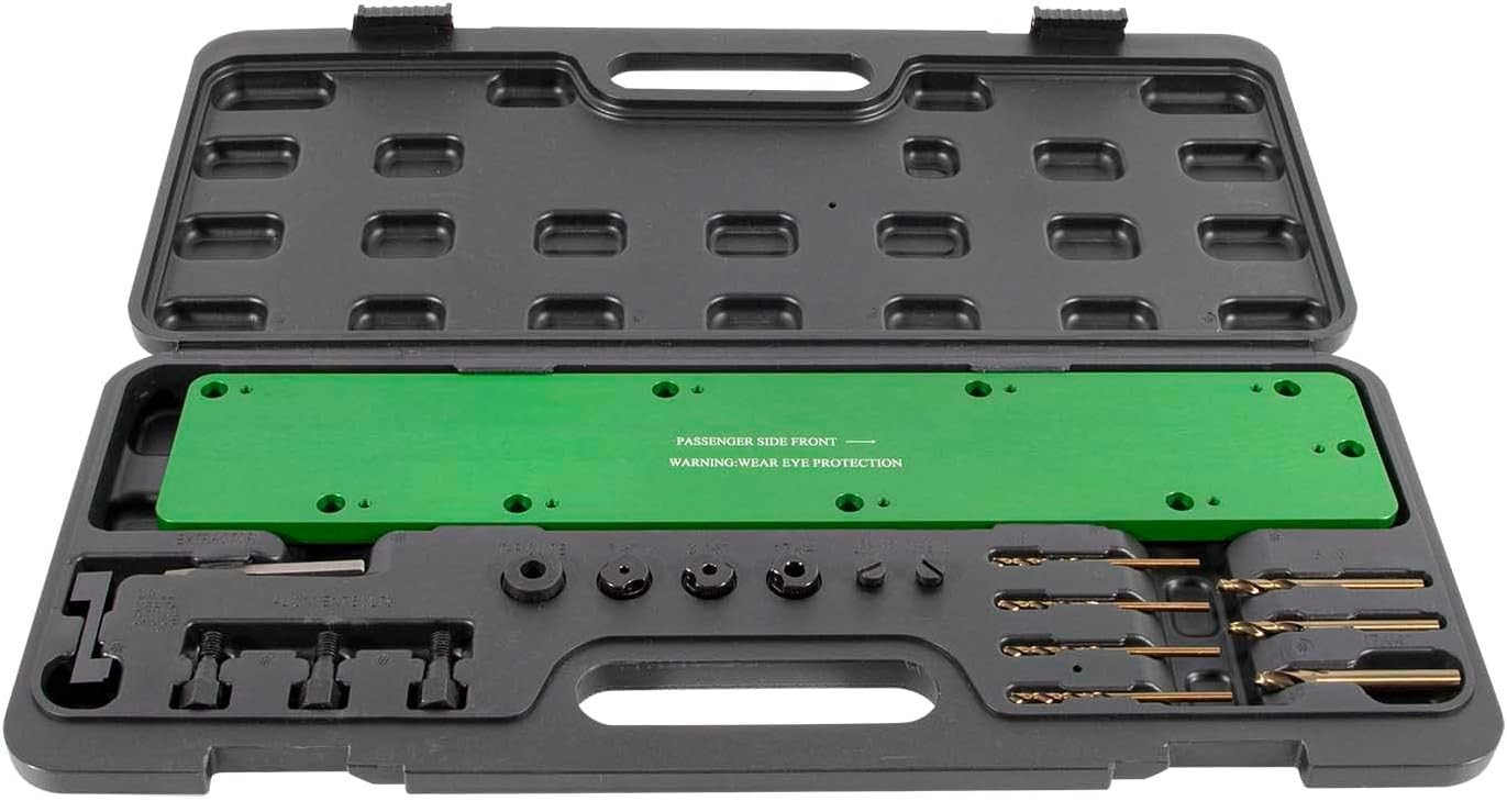 71500 Exhaust Manifold Bolt Drill Template Removal Tool Dodge 5.7L HEMI Engine