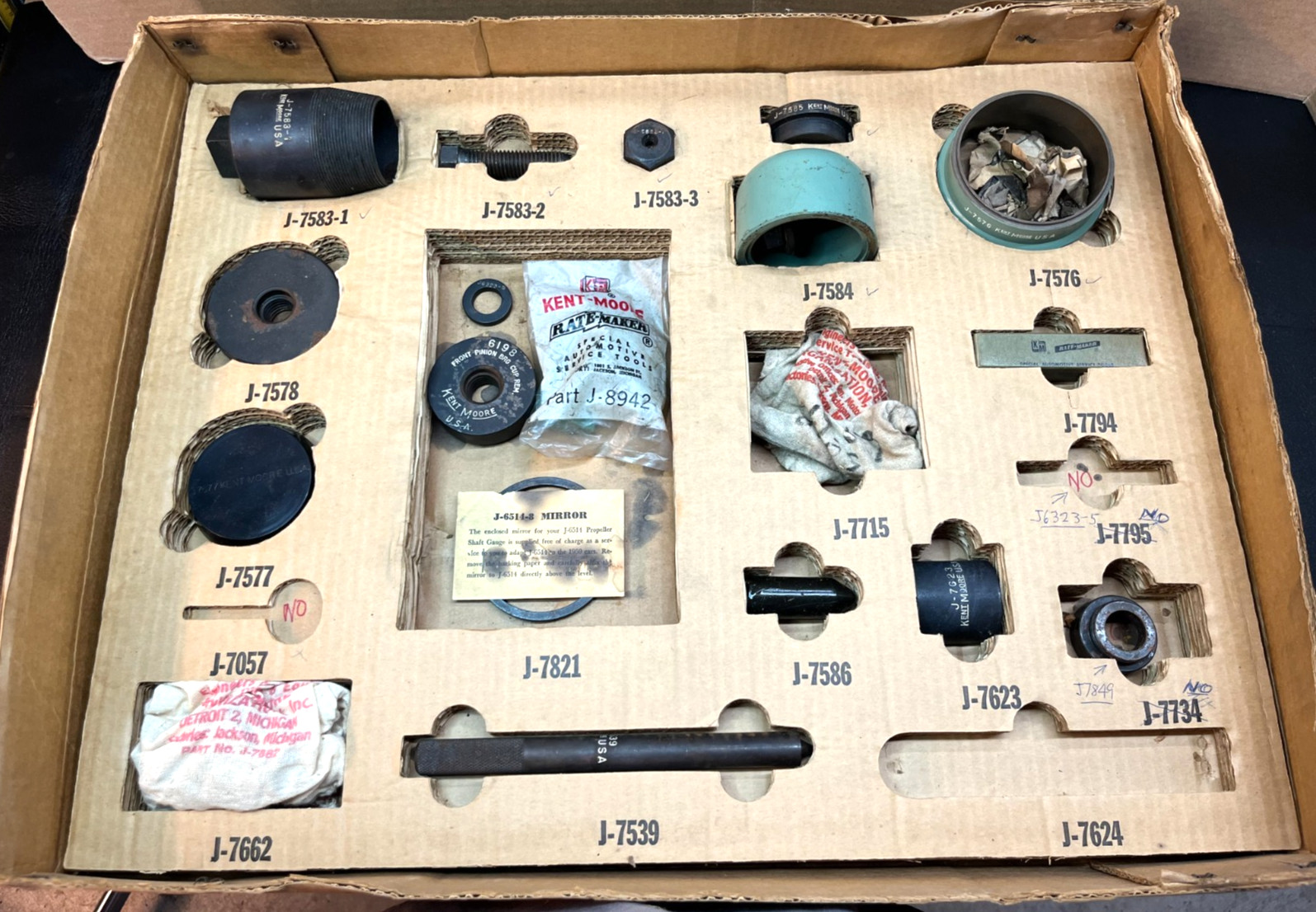 1959 Oldsmobile Kent-Moore Specialty Automotive Tool Kit
