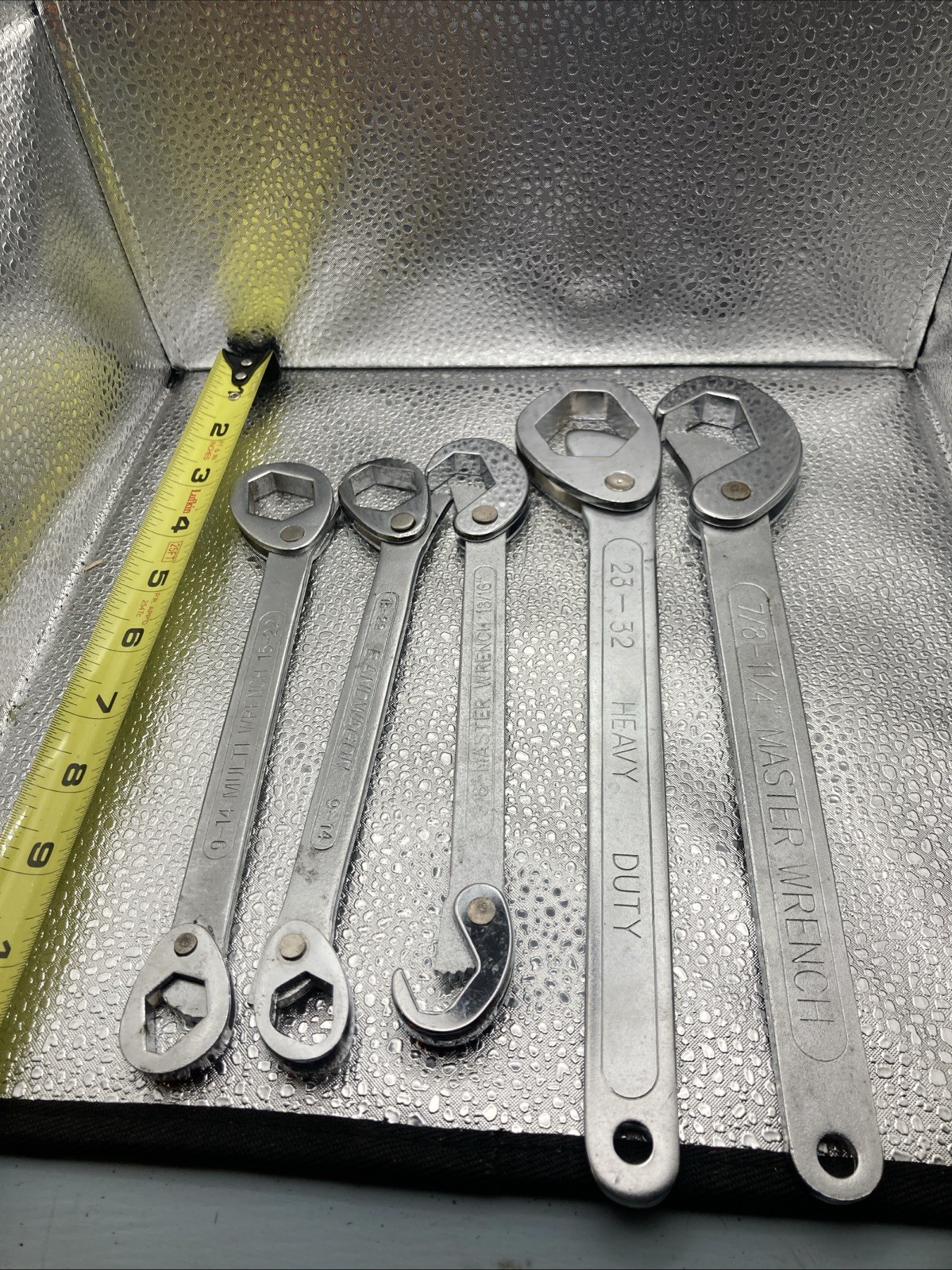 Set of (5) multi wrenches. Great Shape