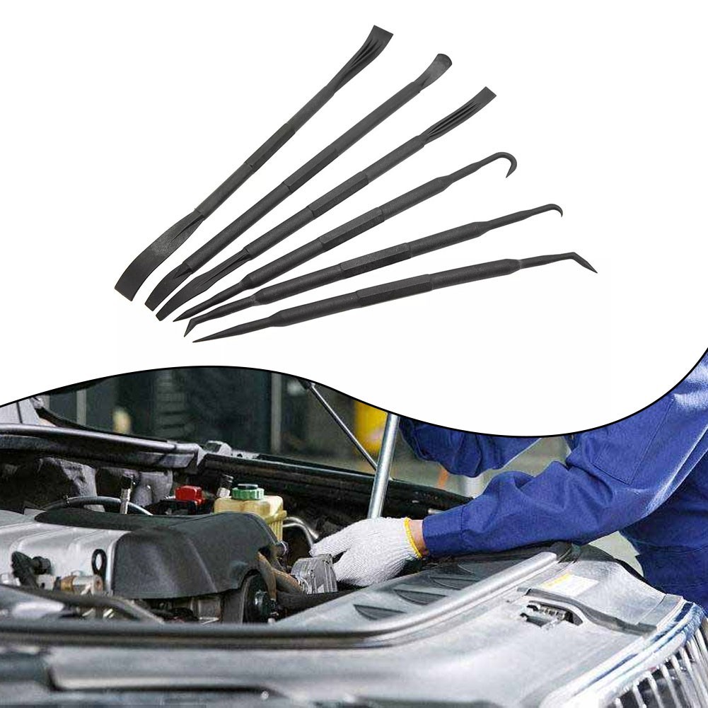 Sturdy 6pcs Prying Tool Set Designed to Reach Tight Spaces Effectively