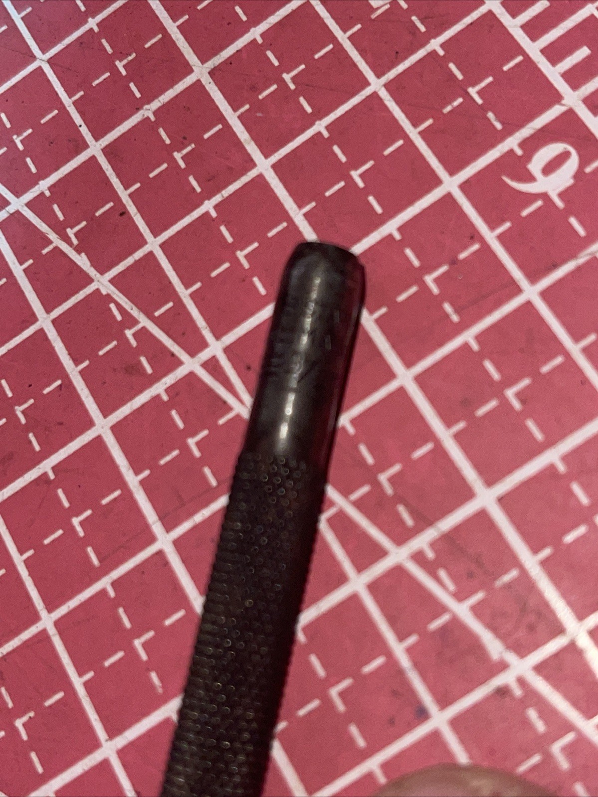 LS Starrett USA 3/32 In SAE Machinist Punch Vintage L.S. Knurled Grip