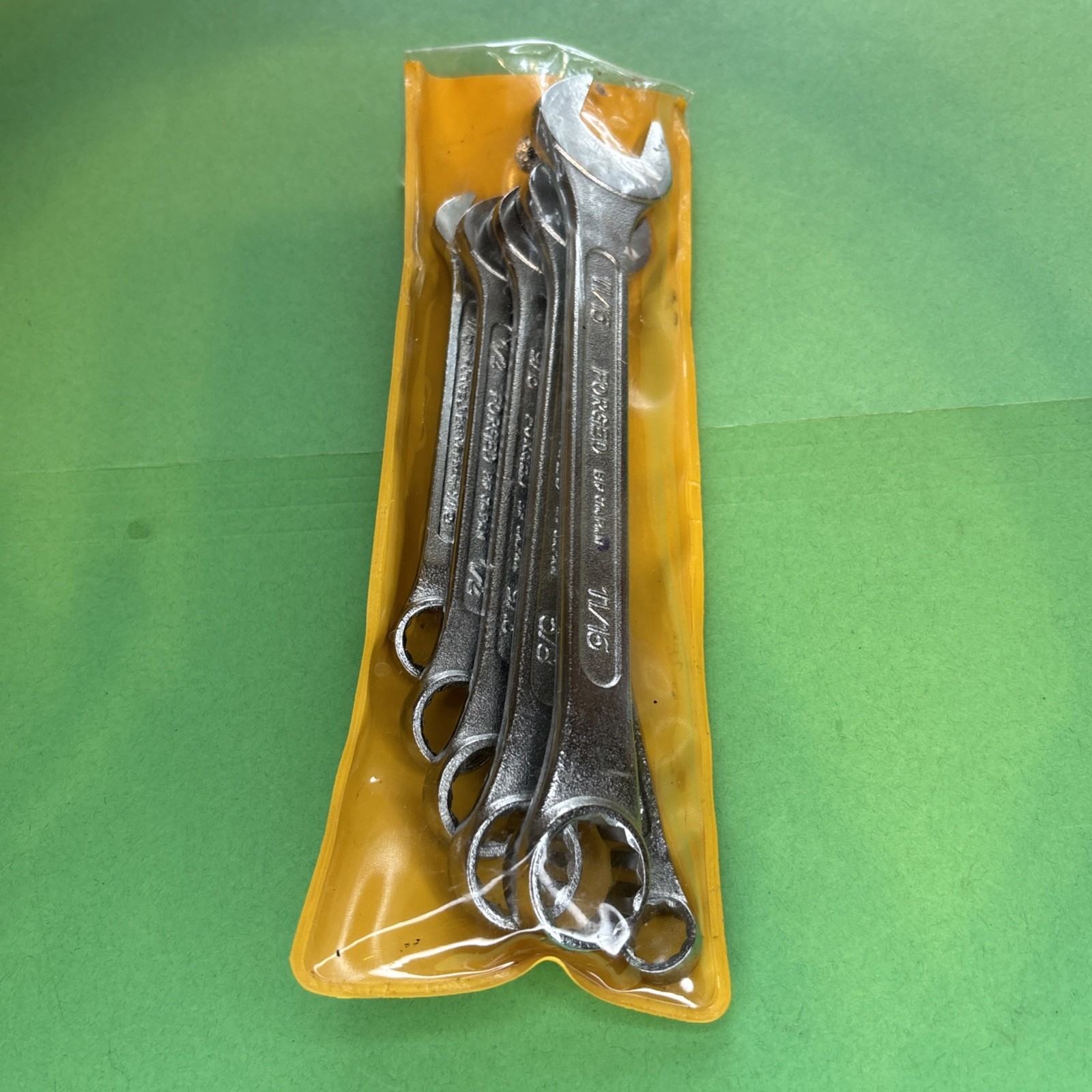 Vintage Sears 6pc SAE Wrench Set 4390 Made in Japan 3/8″-11/16″ 12 Point
