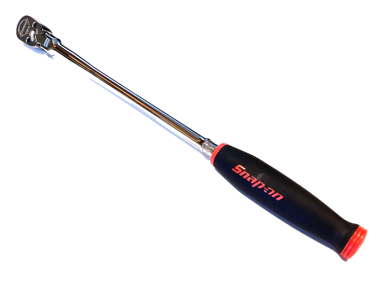 Snap On NEW 1/4″ Drive RED Soft Grip Extra Long Handle Flex Head Ratchet THLLF72