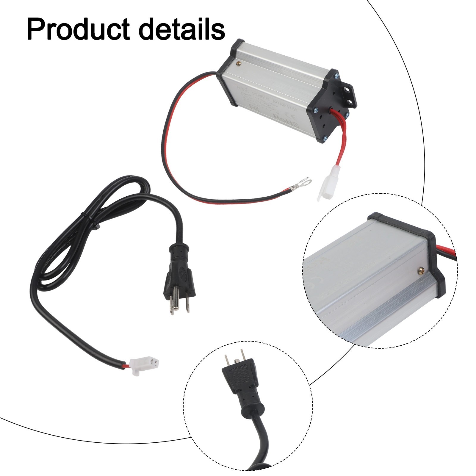 High-Efficiency 110V-12V Converter Supporting For 5KW and 8KW Diesel Heaters