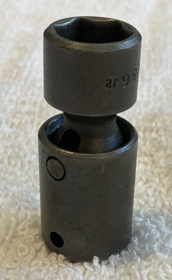 MAC Tools XUP186 9/16» 6PT 3/8» SAE Drive Swivel Impact Socket Made In USA