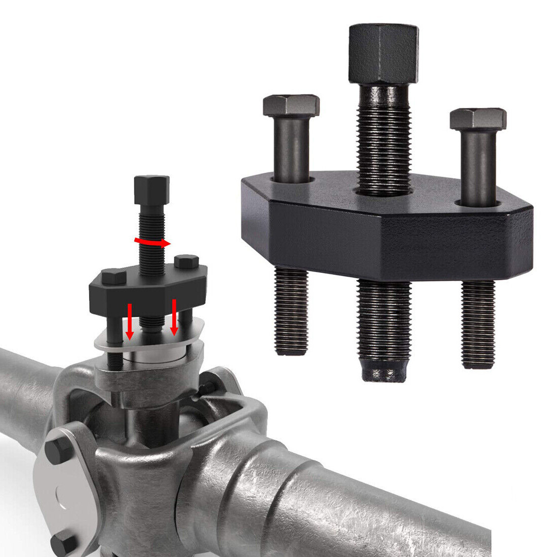 5192 Heavy-Duty Bearing Cup Installer Tool Bolt U-Joint for Series 1610 to 1880