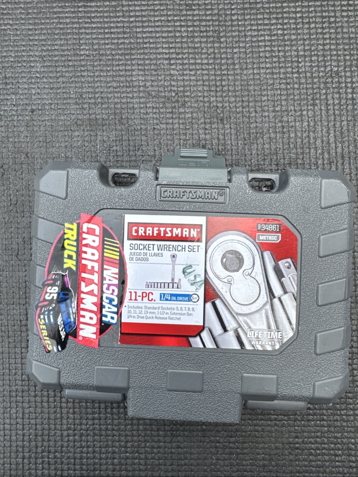 Sears Craftsman USA 1/4” Metric Socket Set 11Pc 34861 Pre Own 5-13mm