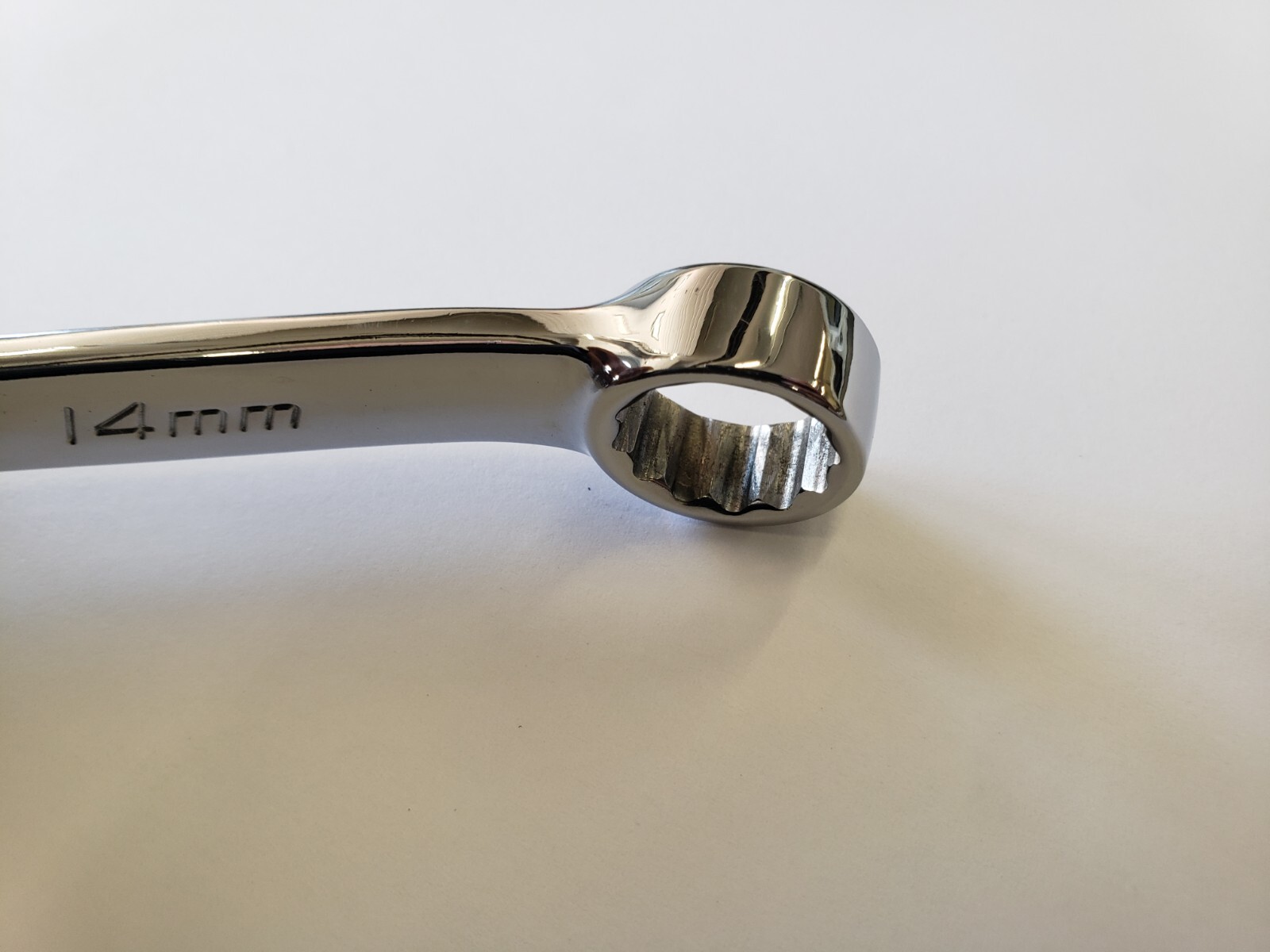 Snap-on Tools USA NEW 14mm Metric 12pt Standard Chrome Combo Wrench OEXM140B