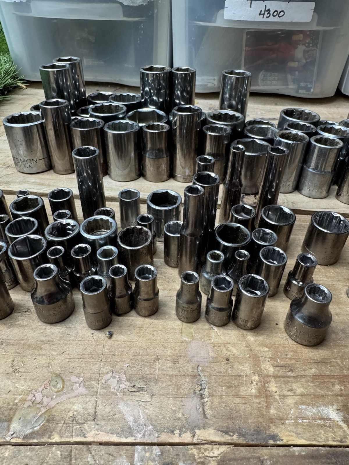 Craftsman USA mixed lot random sockets standard/ metric