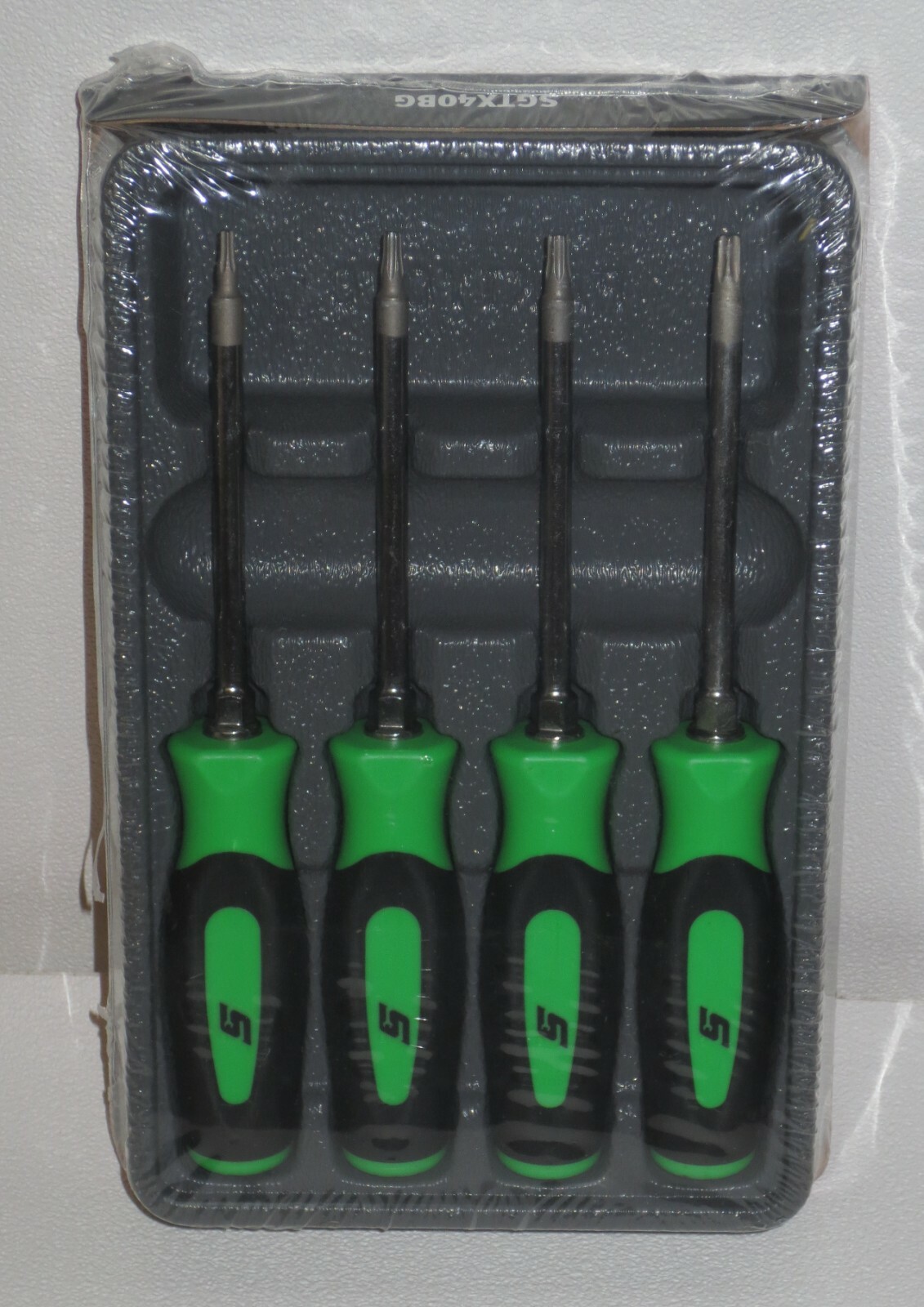 NEW Snap-on Torx Set SGTX40BG *GREEN SOFT HANDLES* Mini Torx BRAND NEW & SEALED!