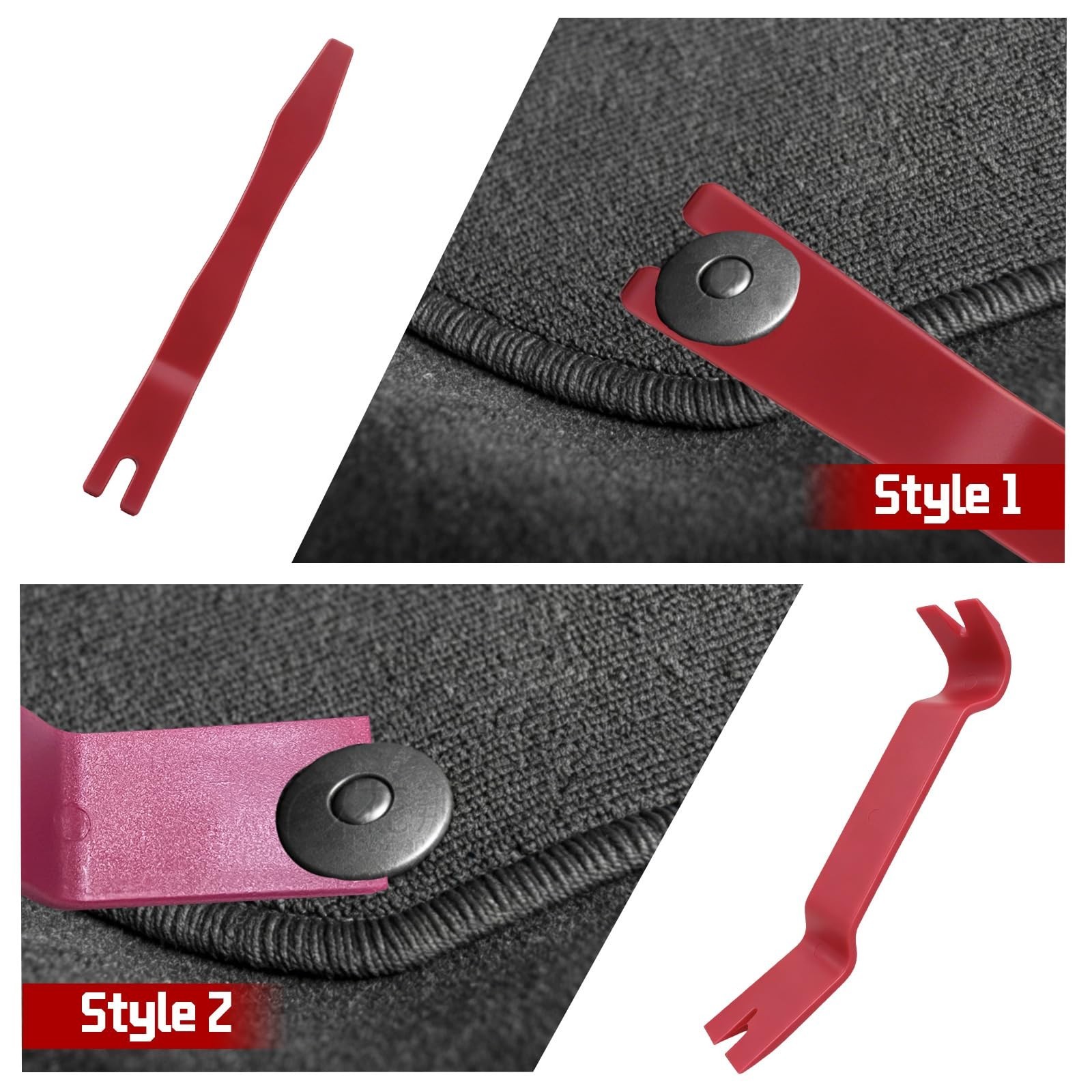 Auto Fastener Clip Removal Pliers & Trim Tools Set with Storage Bag – Car Panel
