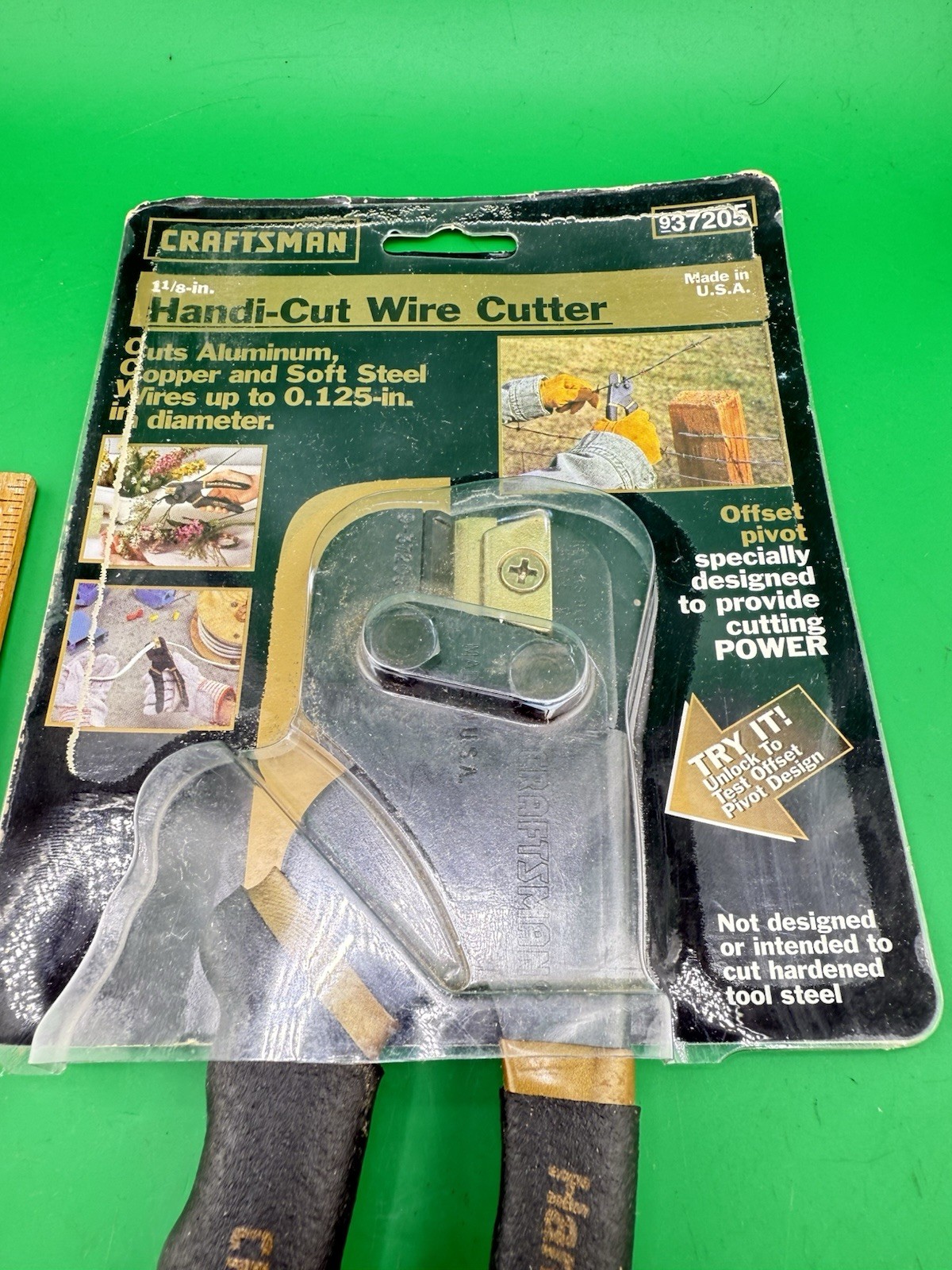 NOS 37250 Sears Craftsman Professional USA!! Handi Cut Wire Cutter 1-1/8” Rare