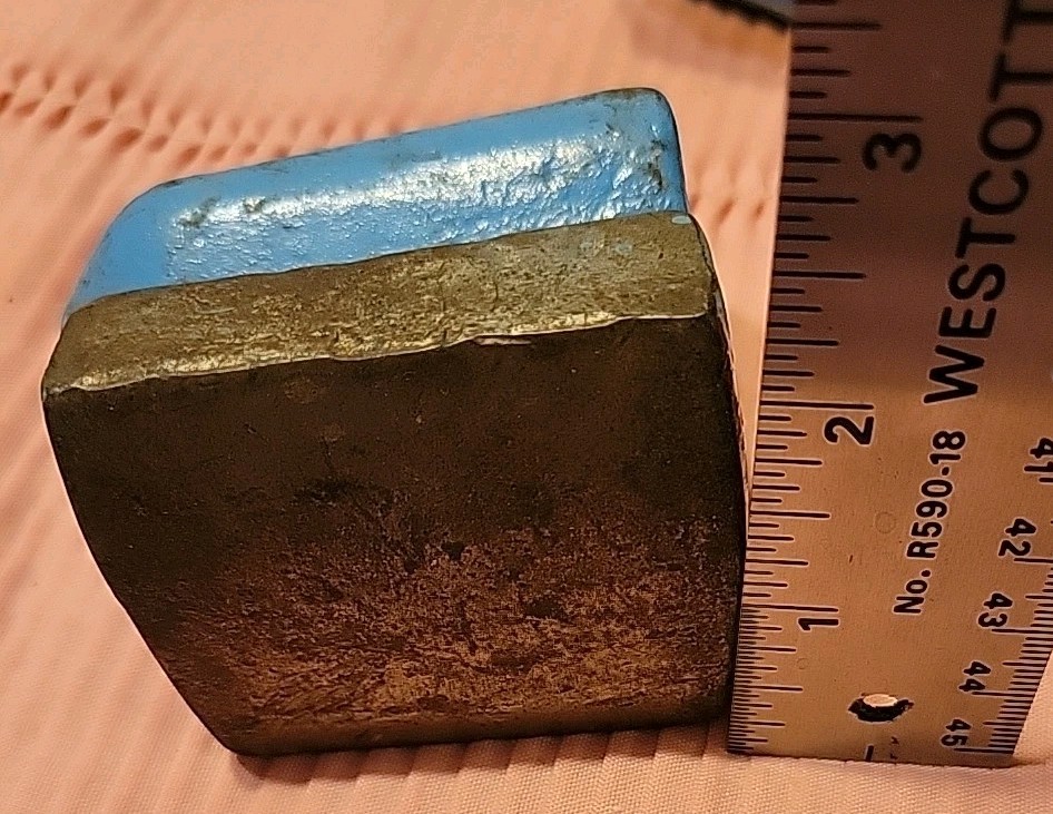 Vintage Metal Small Curved Auto Body Dolly Anvil Dent Body Repair