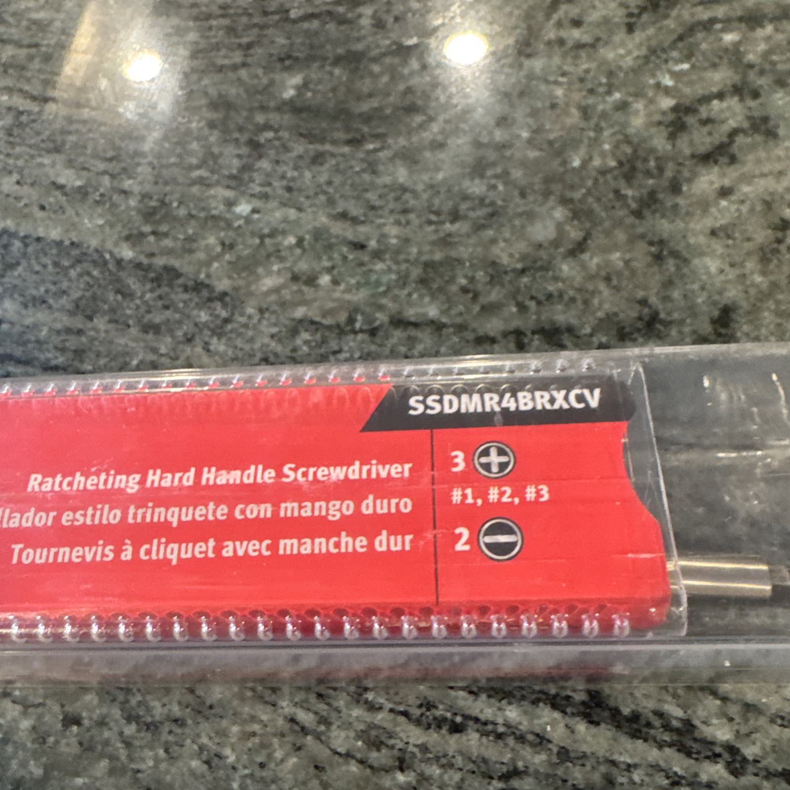 Snap On ssdmr4brxcv 95th anniversary red ratcheting screwdriver with 5 bits new