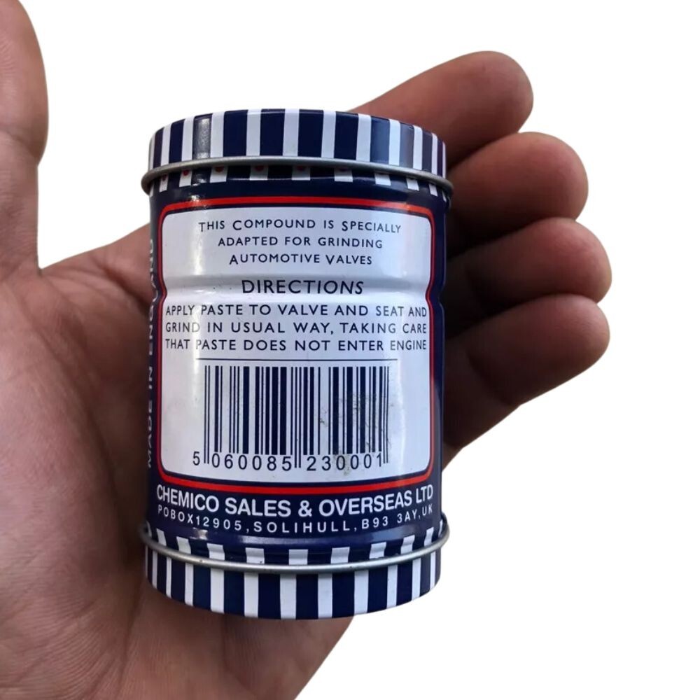 Chemico Valve Grinding Paste Fine Coarse Double Ended Tin Clean Engine 100g