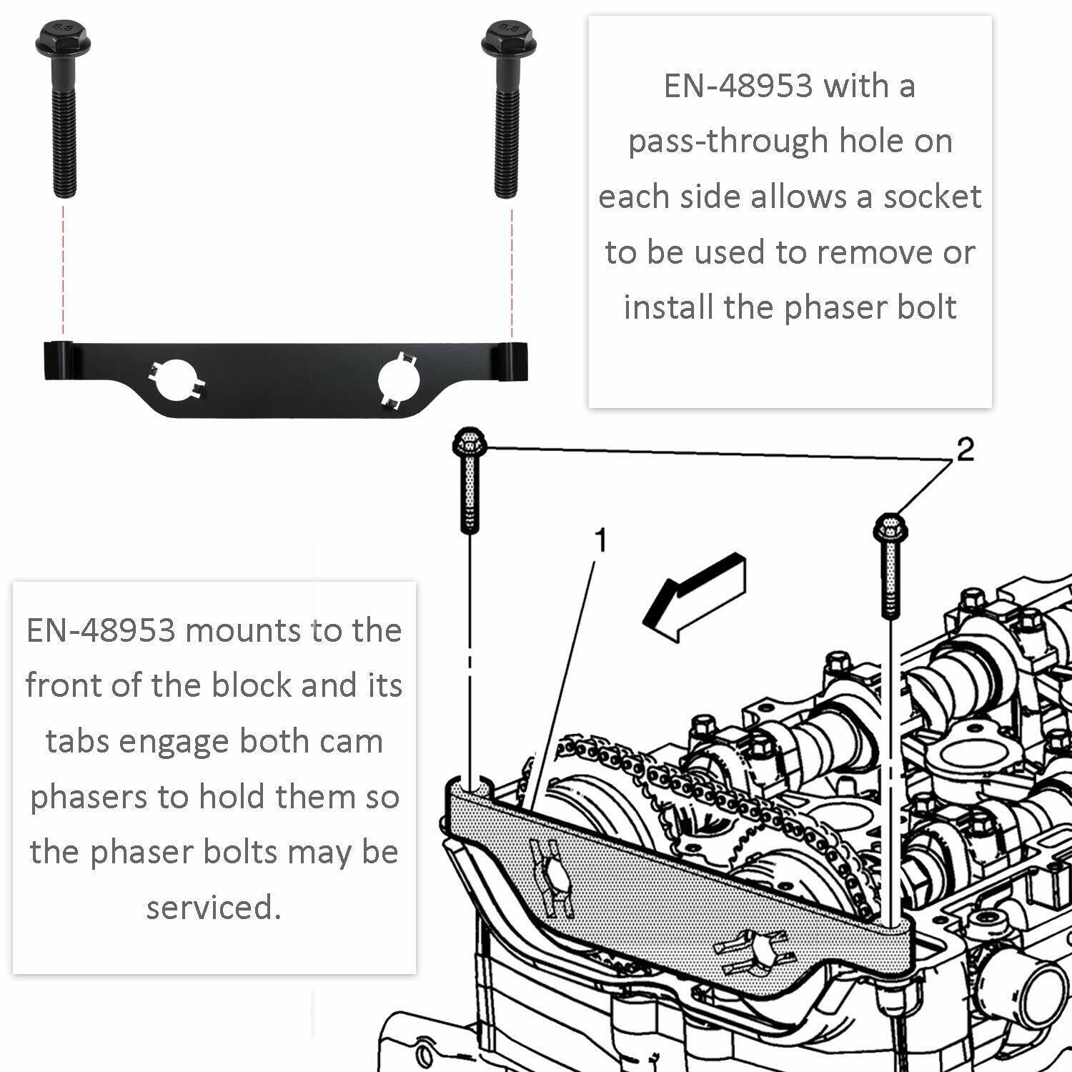 Engine Timing Camshaft Locking Tool For Buick Chevrolet GMC 2010 Ecotec 2.0 2.4