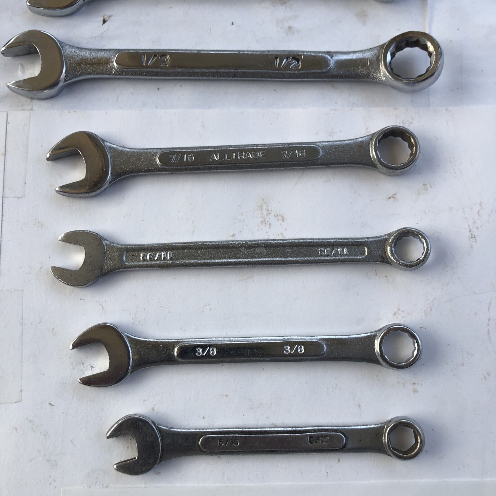 17 Piece Assorted Combination Wrench Set – 12 Point Drive Super Nice
