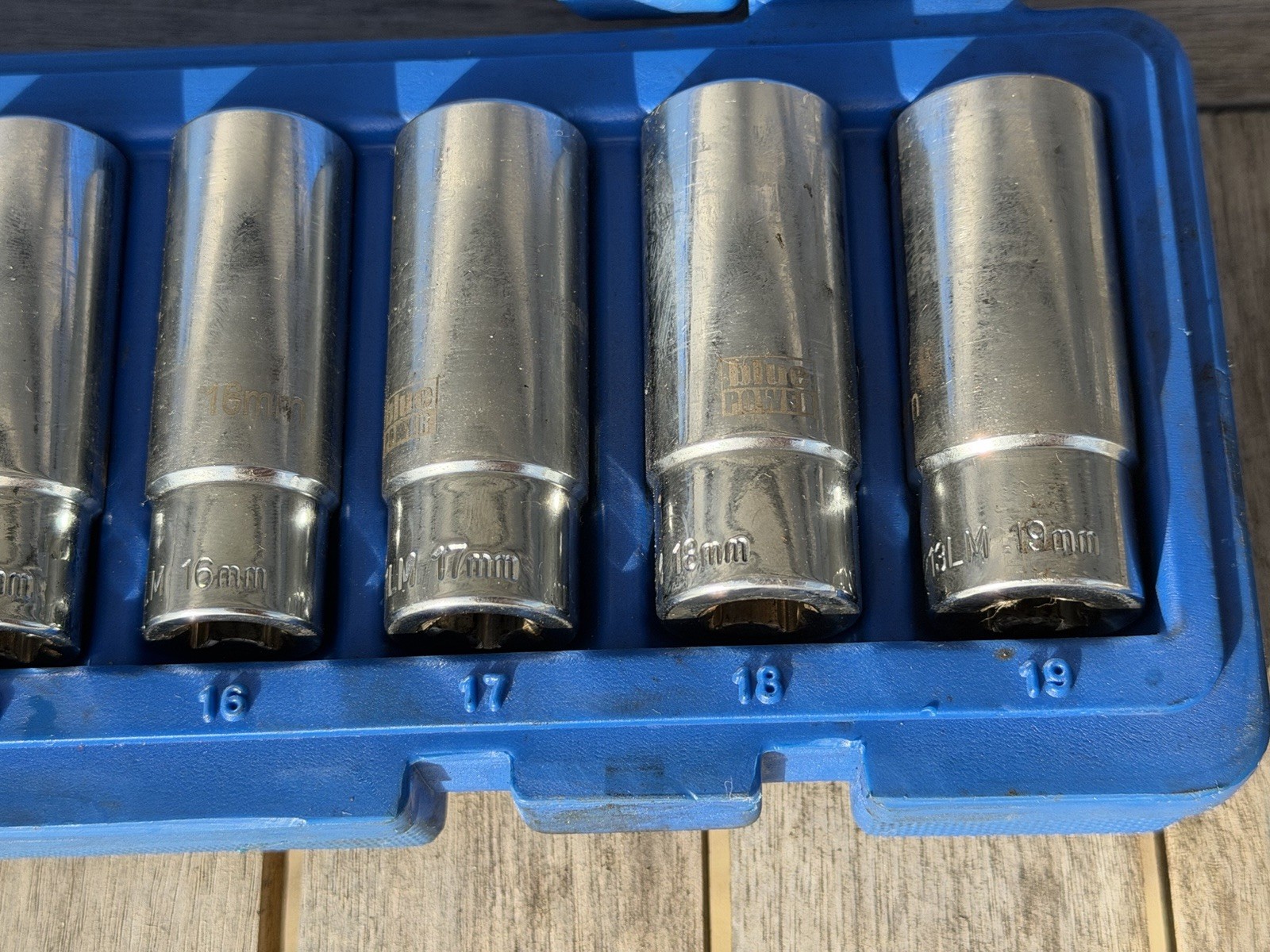 Cornwell Tools CBP2LM 12pc (Missing 1) Metric Chrome Deep Socket Set 3/8″ Drive
