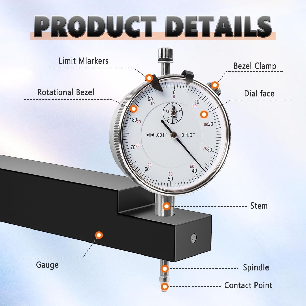 Cylinder Liner Protrusion Measurement Tool Dial Indicator For All Diesel Engines