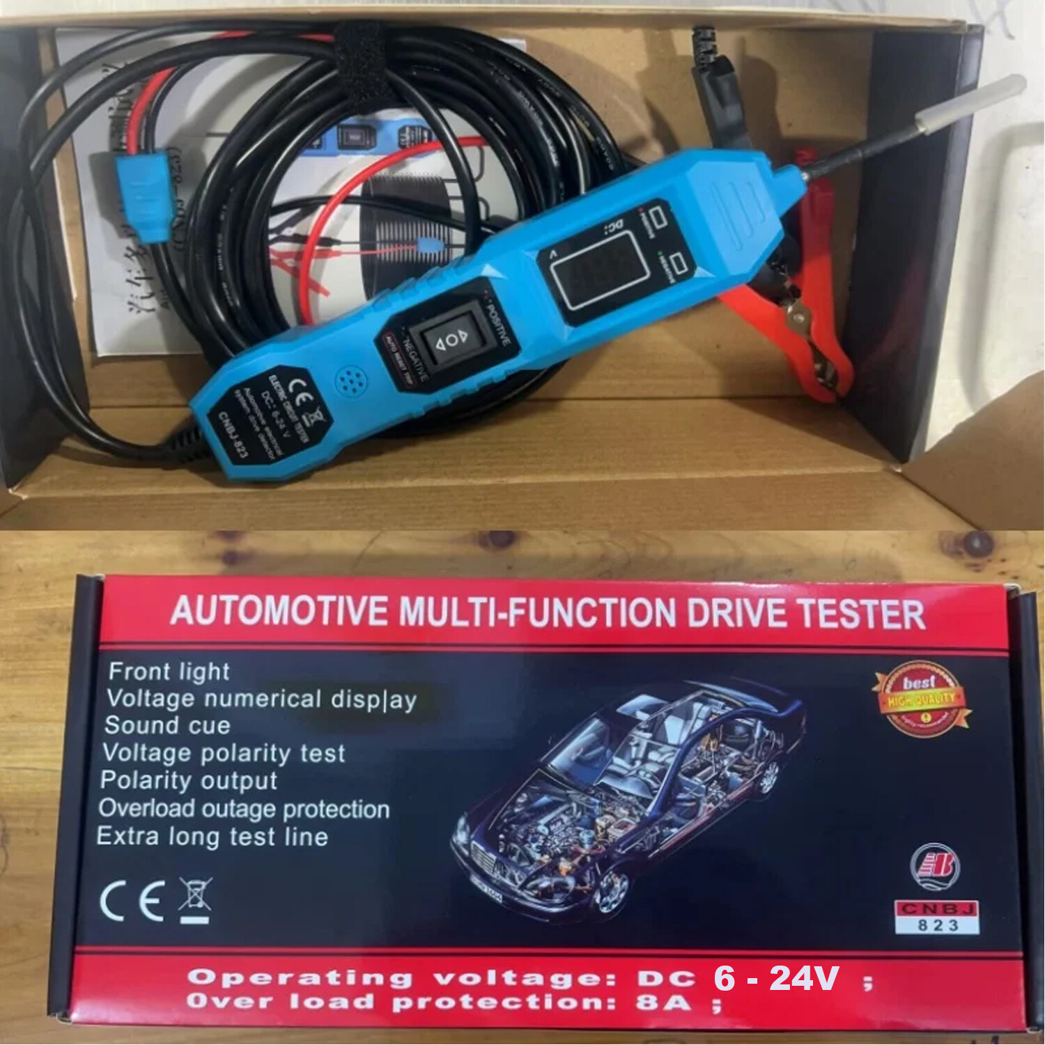 Car Circuit Tester Automotive Electrical Fuse Probe Light Voltage Pen Test New