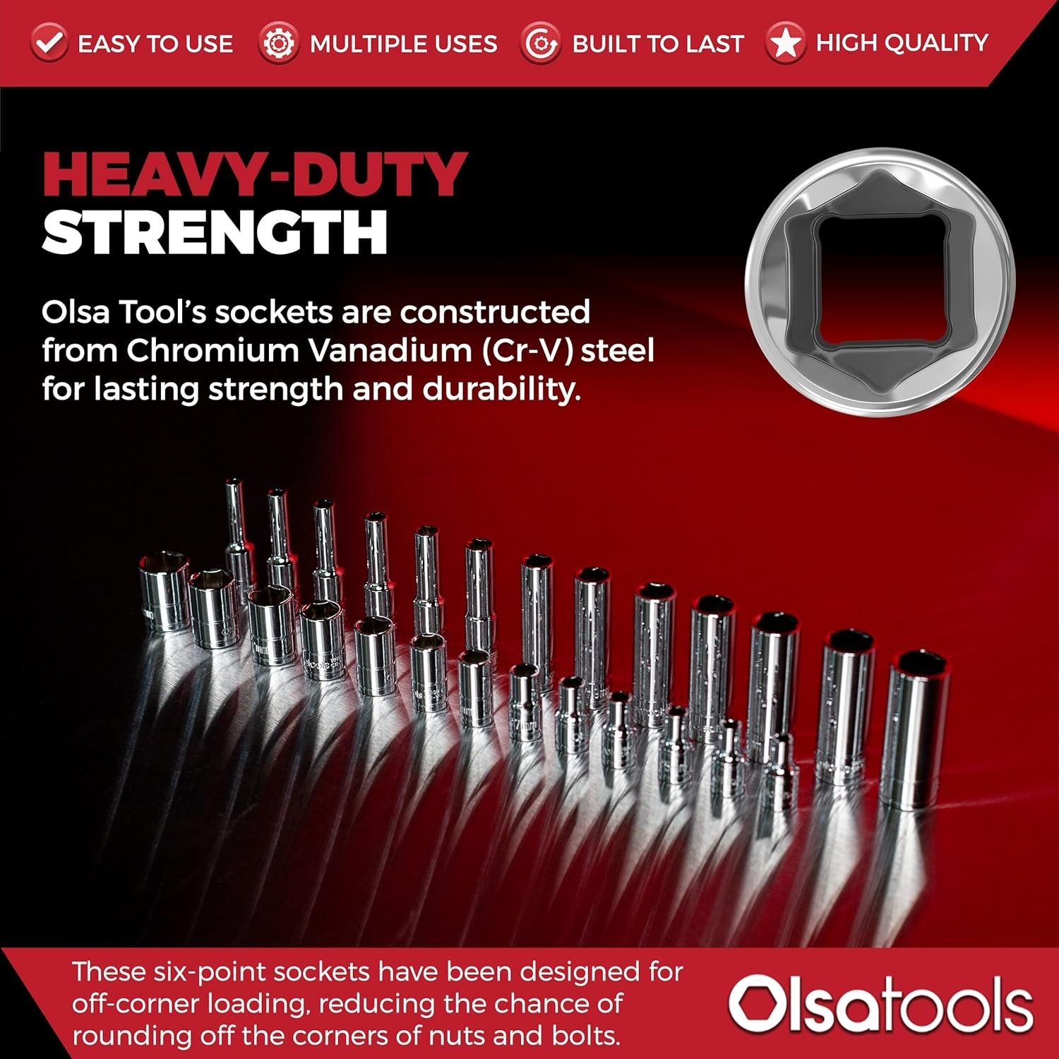Shallow Metric Socket Set – 14 Sizes Included