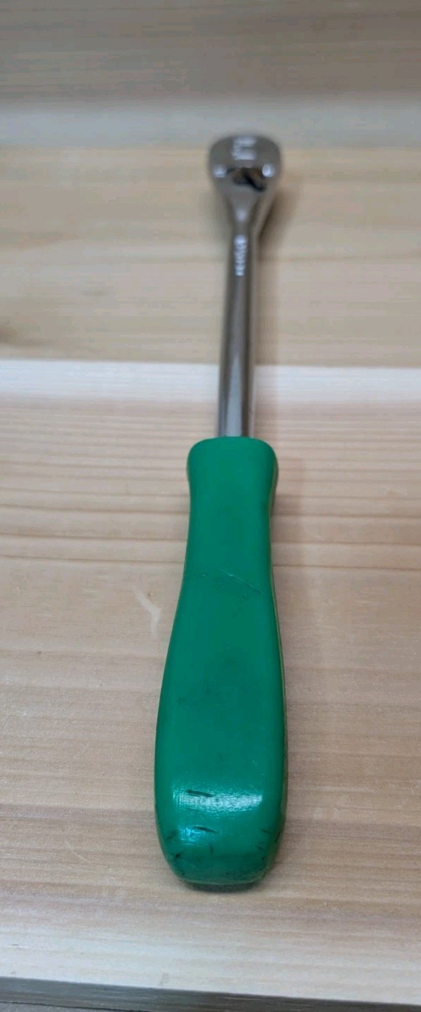 Matco Tools BR12TG 3/8″ Drive Long Green Handle Ratchet USA Excellent 11.5″
