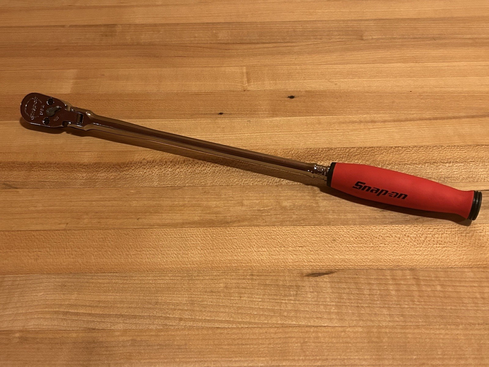 Snap-on Tools | THLLF72 1/4” Reverse Red Extra Long Flex Head Soft Grip Ratchet