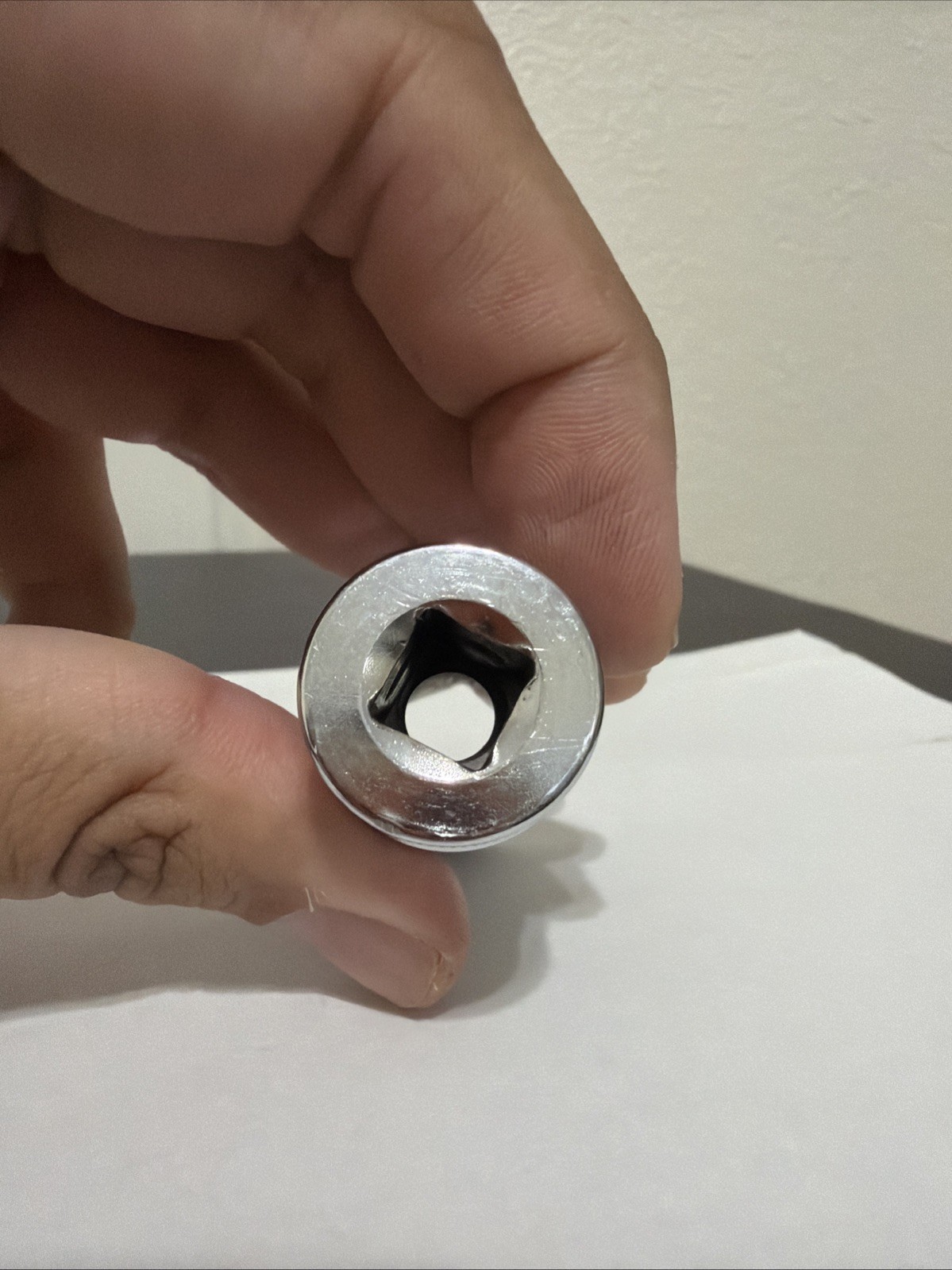Snap-on 3/8″ Drive 6-Point Metric 19 mm Flank Drive Deep Socket SFSM19