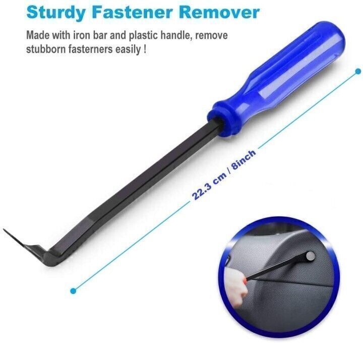 825pcs Car Retainer Auto Fasteners Push Trim Plastic Clips Pin Rivet Bumper Kit