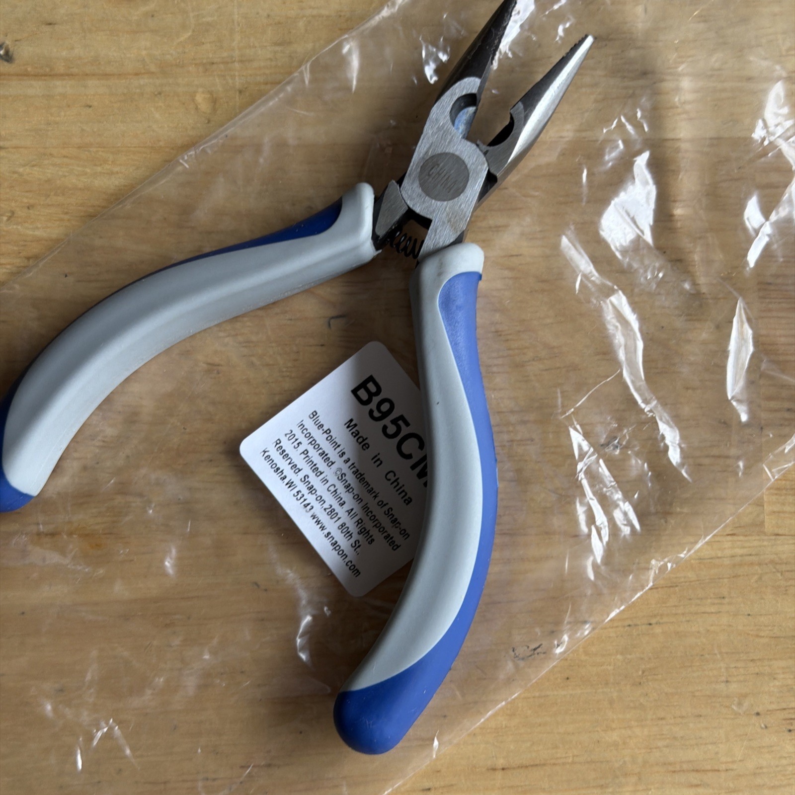 Blue Point Tools 4-7/8″ Long Mini Needle Nose Pliers W/ Cutters B95CMP NEW