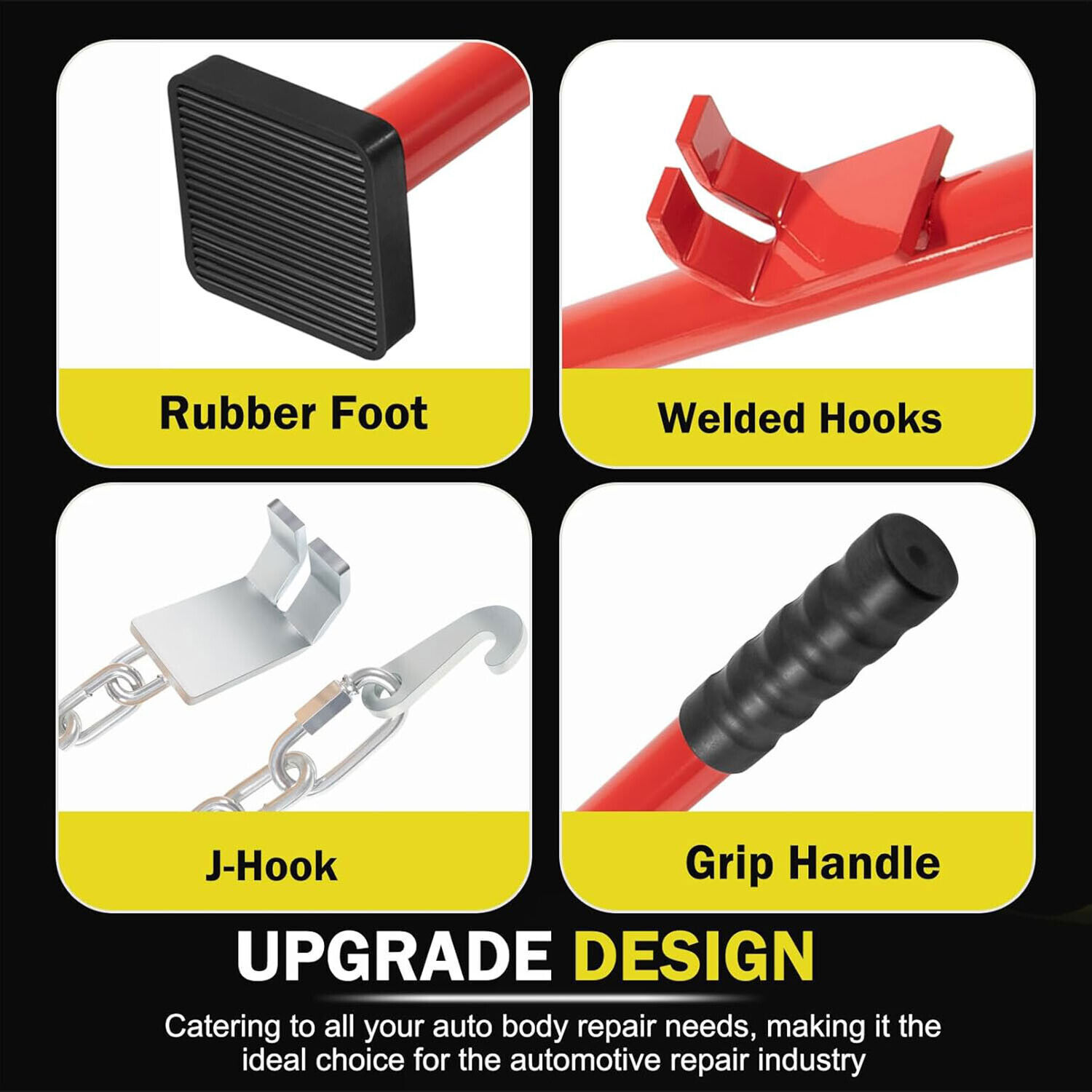 Hustler Stick Body Jack 77175 Car Panel Bumper Auto Body Alignment Repair Tool