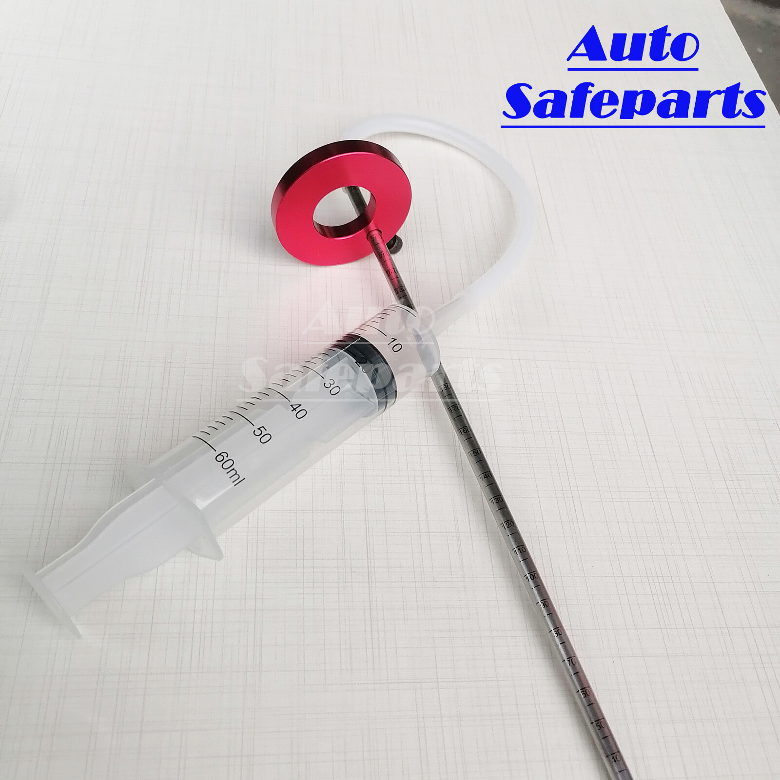 USA STOCK Forks Oil Level Gauge Front Suspension Tool for Motorcycle 0-300MM Red