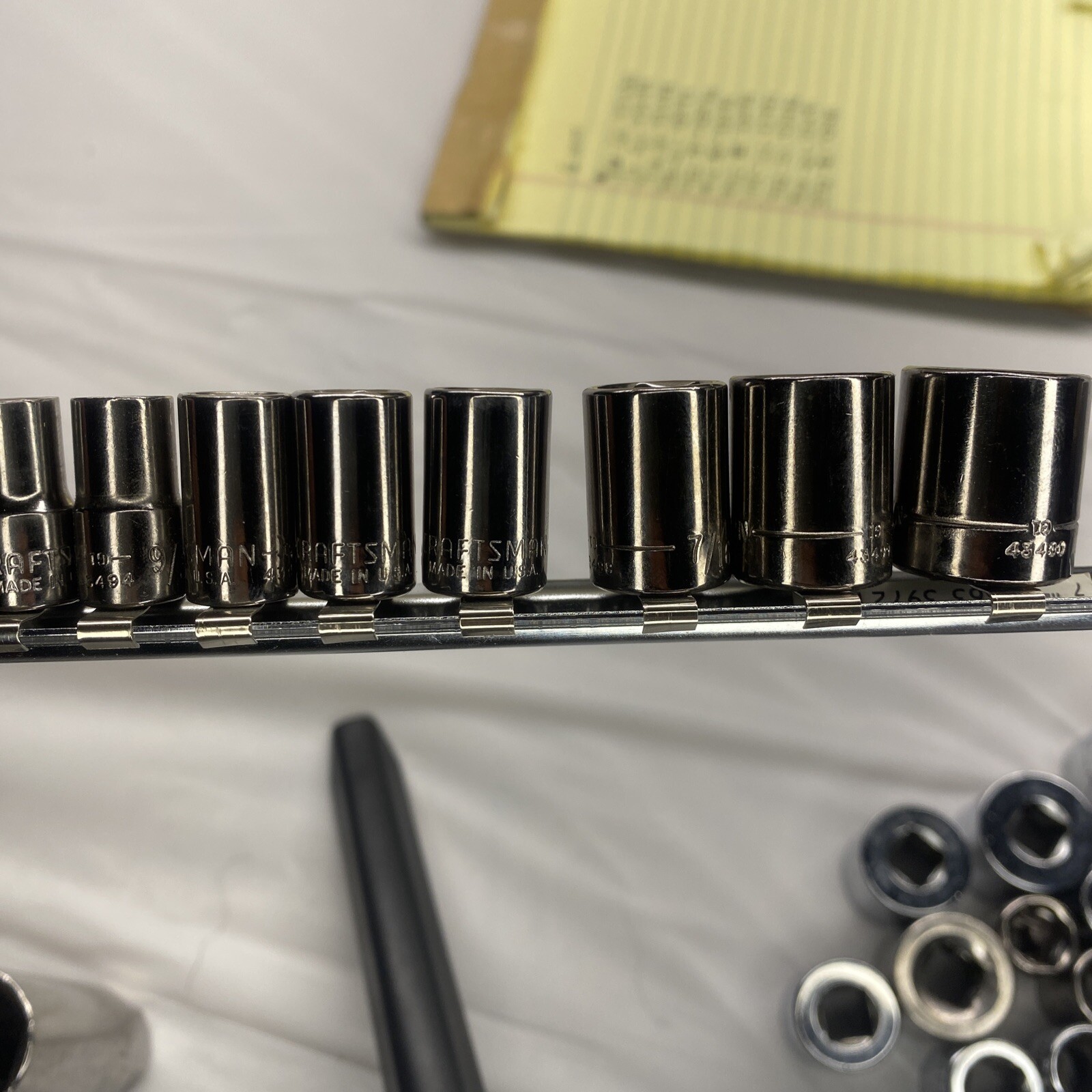 Craftsman USA 1/4″ Drive 6pt Shallow Chrome 11 Piece Socket Set 5/32″ – 9/16”