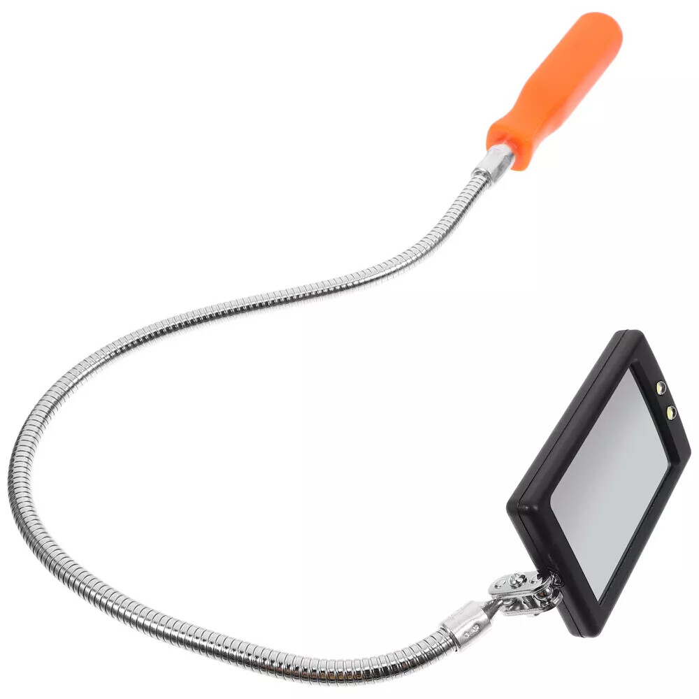 Flexible LED Inspection Mirror for Under Vehicle Repair, Telescopic & Rotating