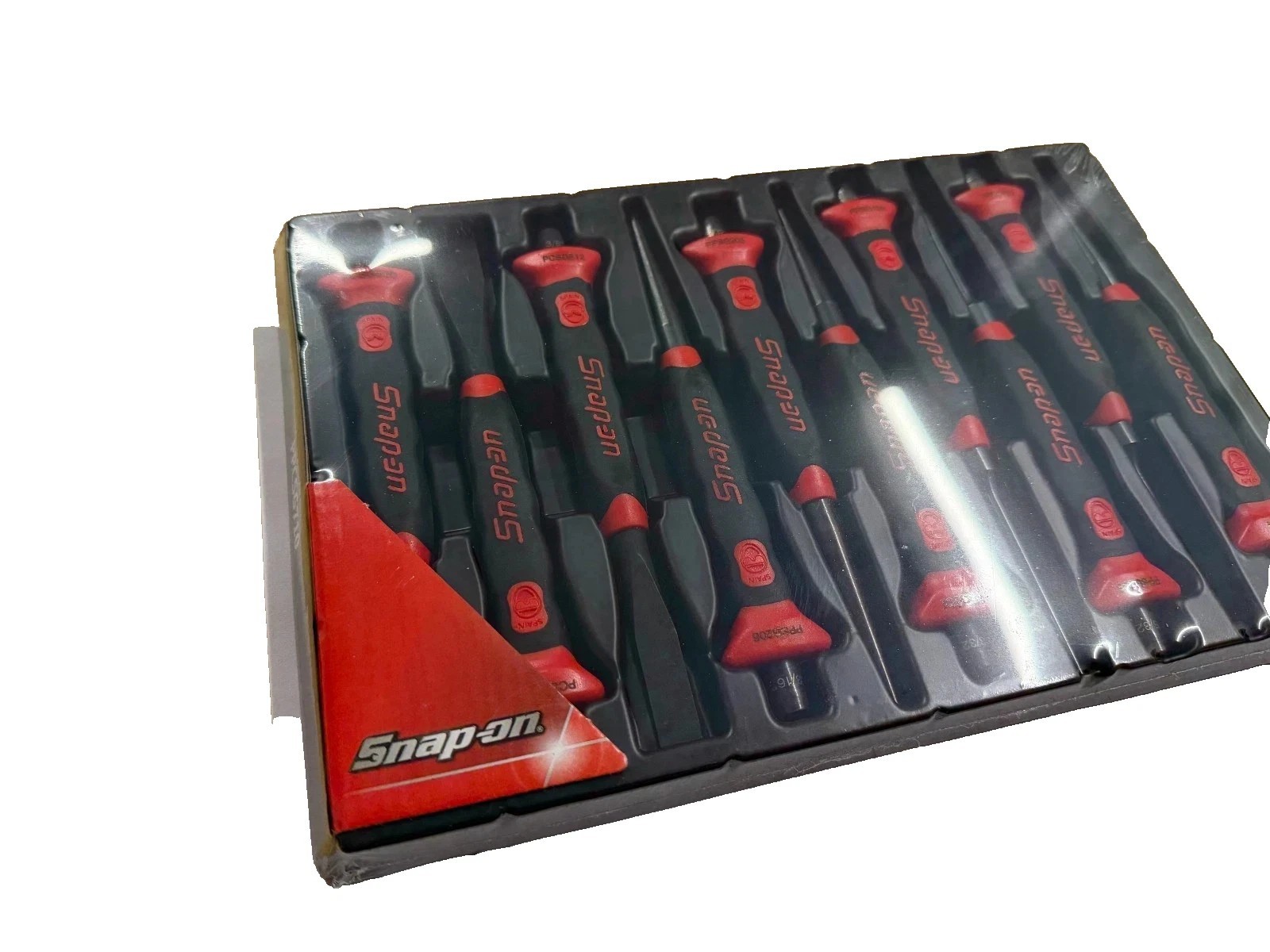 New Snap-on™ 10-pc Red Soft Grip Punch & Chisel Set PPCSG710