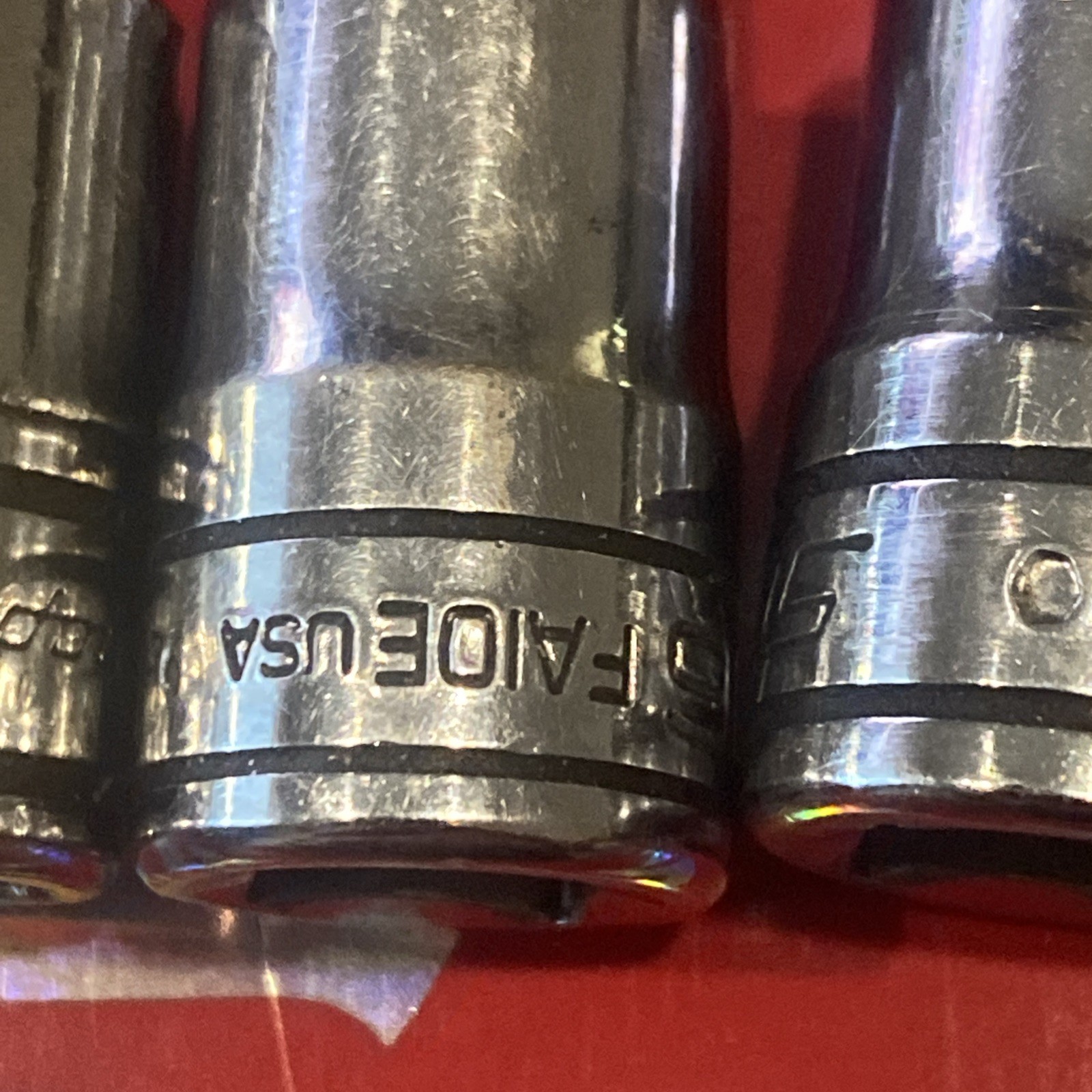 Snap On FA12, 10, 8, 7, 6, 5, 4E Hex Set Very Nice