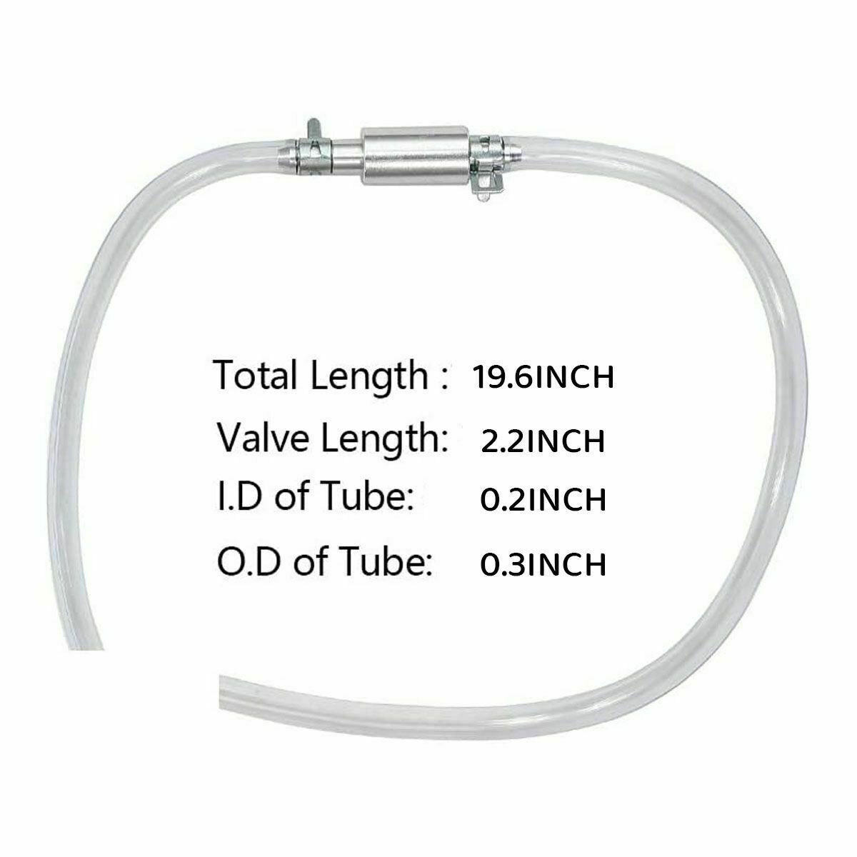 Motorcycle Car Clutch Brake Bleeder Hose One Way Valve Tube Bleeding Tool Set