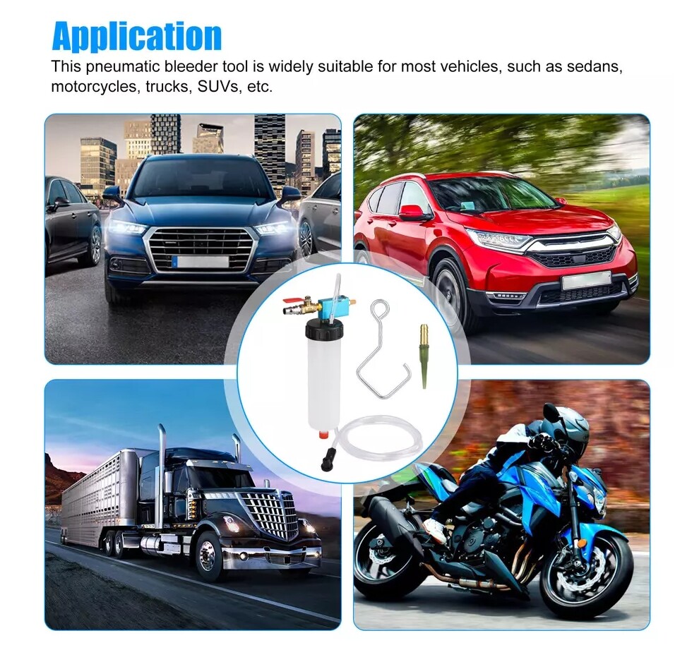 300ML Durable Car Auto Vacuum Brake Bleeder Tank Fluid Oil Change Pump Tool 1 PC