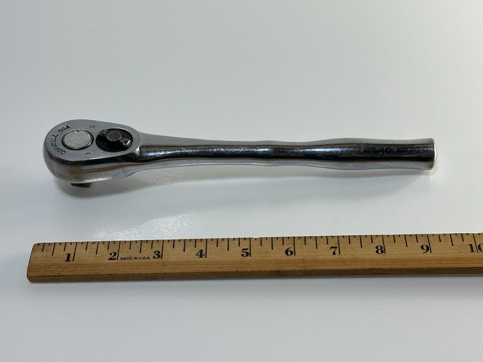 Cornwell Tools USA 1/2″ Drive 9.5″ Long Full Polished Chrome Ratchet