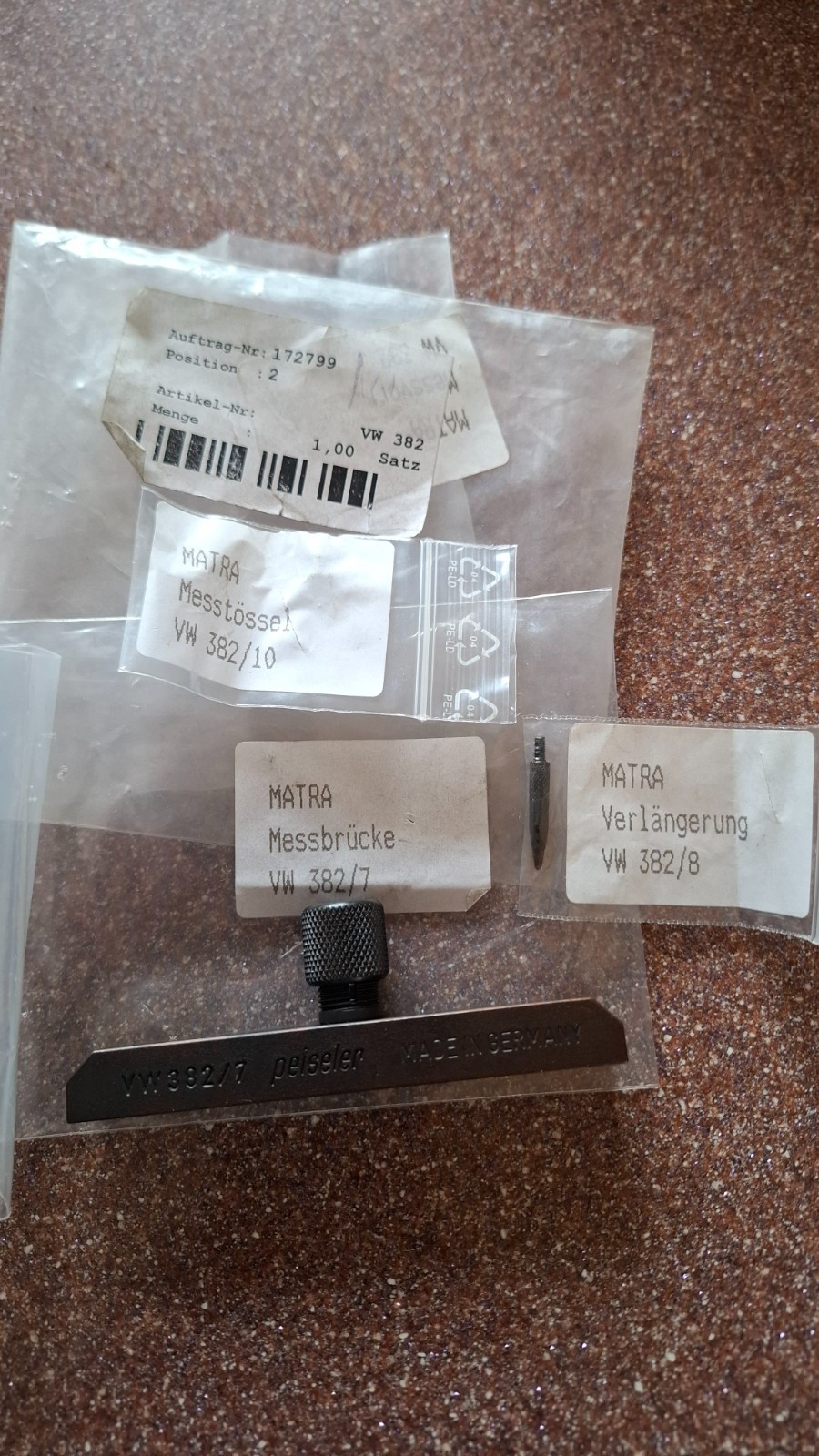 VW382 VAG NEW Tool Genuine VW AUDI Drive Flange Depth Measuring set