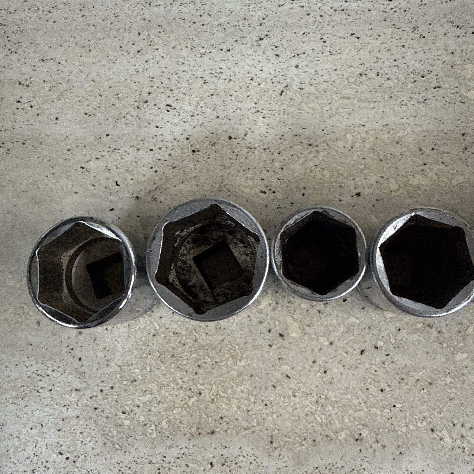 Snap On 9 Piece Set Wrench Sockets FS See Description