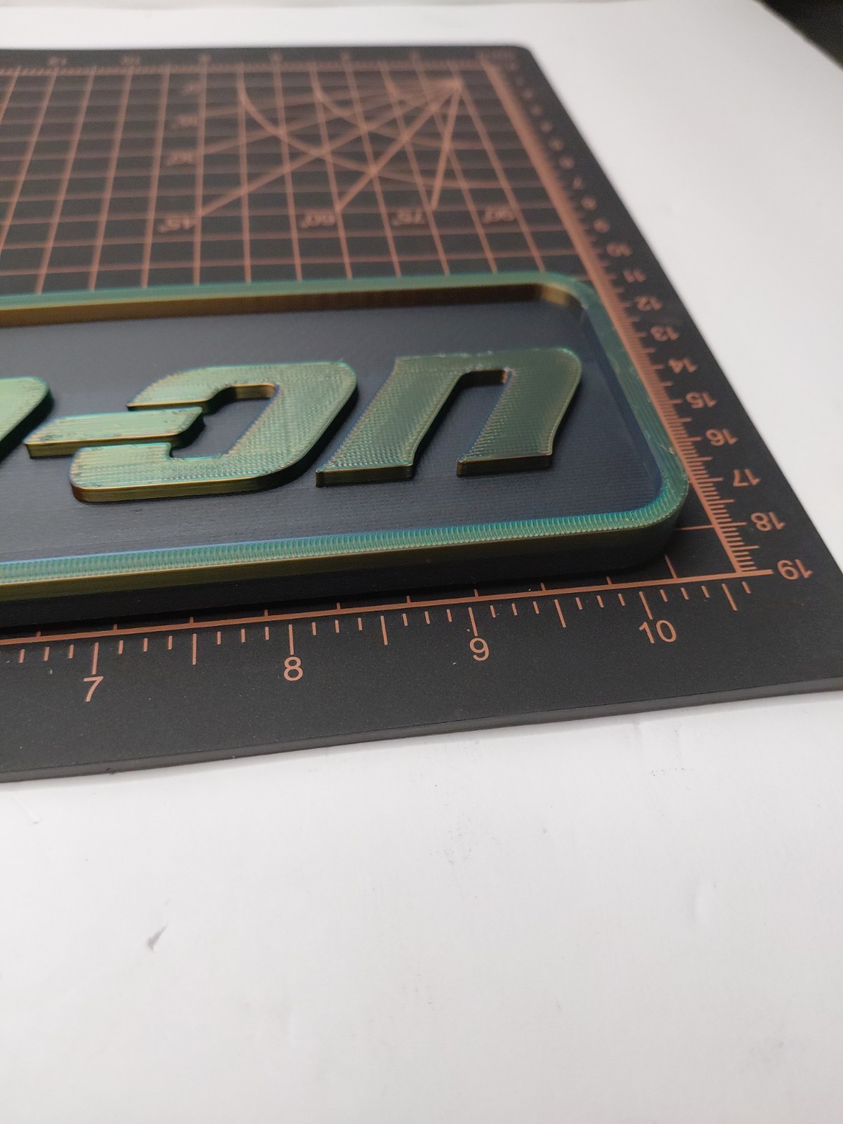 3D Printed Snap-On Tools Wall Logo Display Tool Box MAGNET 3×10 Multicolor